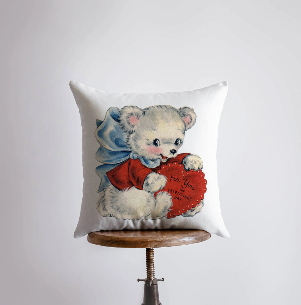 For You on Valentines Day | Pillow Cover | Throw Pillow | Valentines Day Gifts for Her | Valentines Day | Room Decor | Valentine Decor UniikPillows