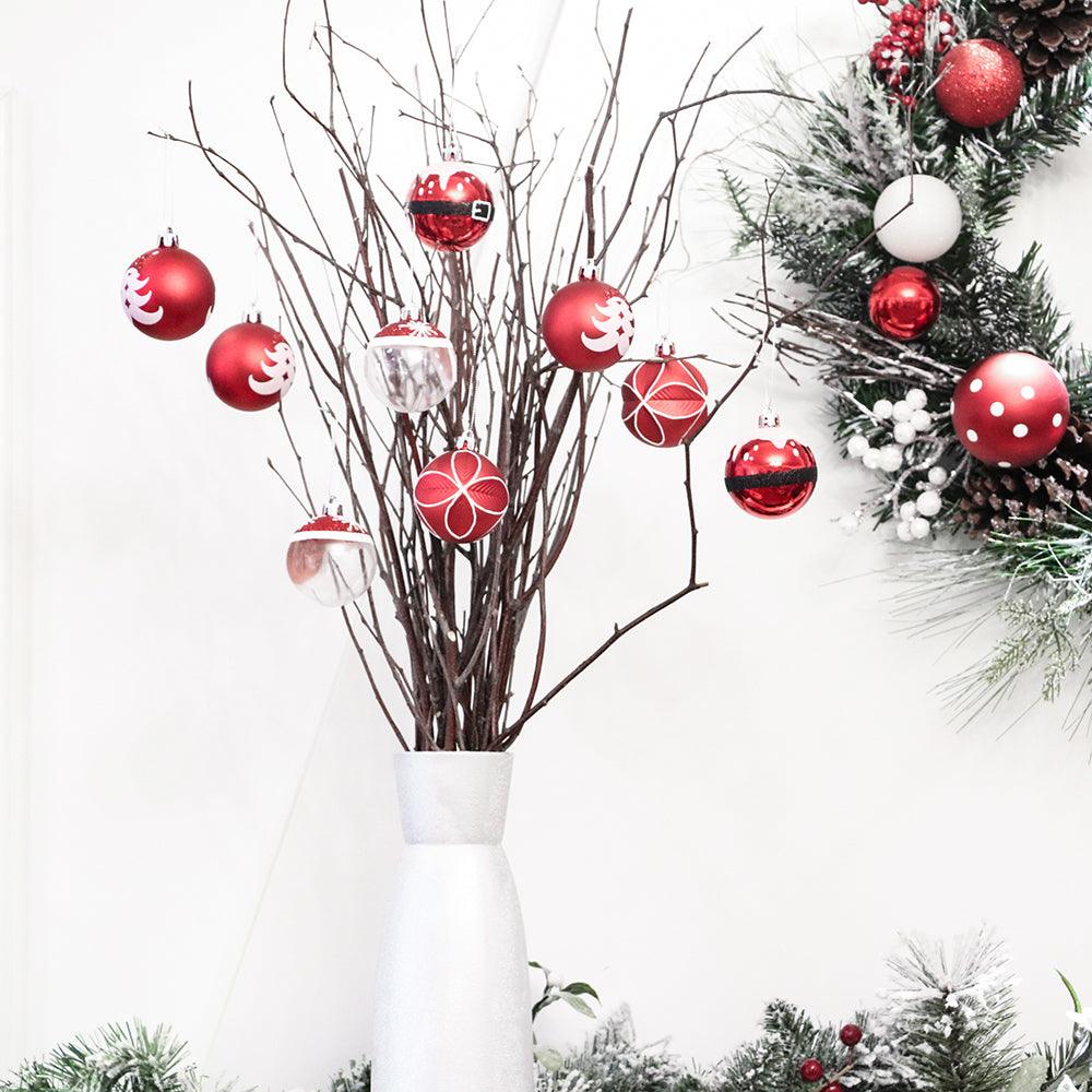 Santa Claus Inspired 9 Piece Round Ornament Christmas Bundle Ornament Bundle Guangdong Eagle Gifts Co., Ltd. 