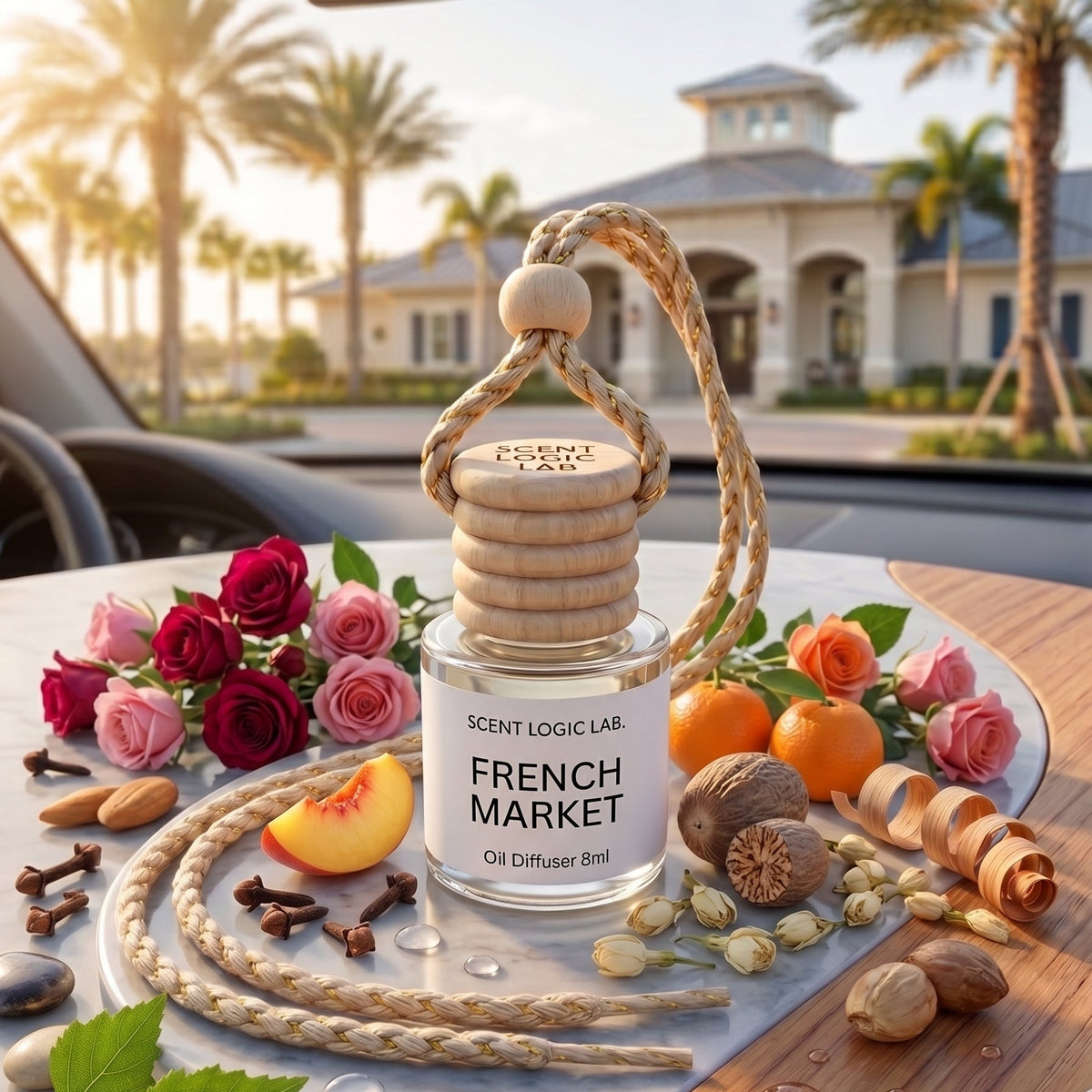 Luxury 8ml Car Diffuser in Floral Scents