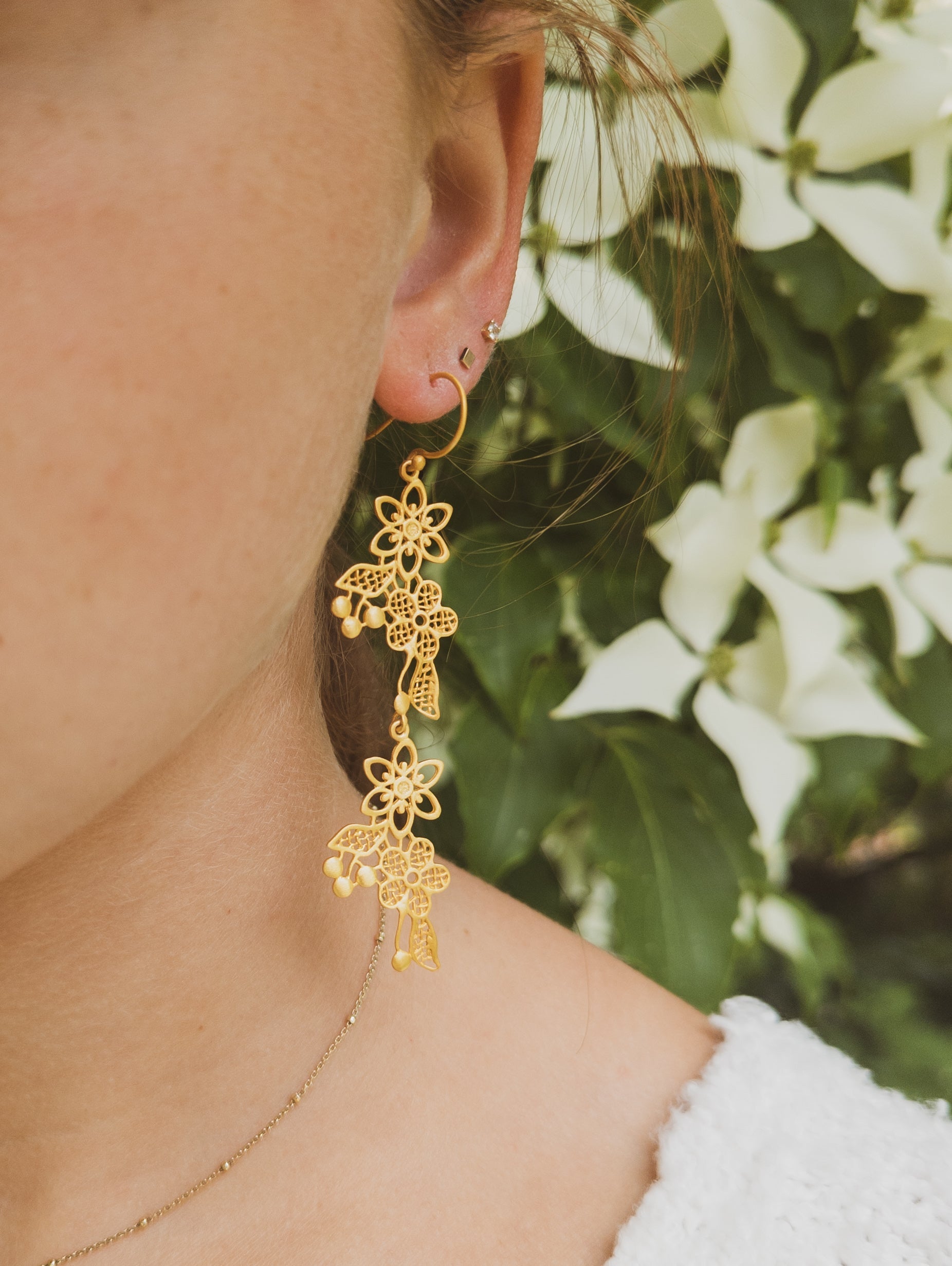 Garden Whispers Earrings by Ash & Rose
