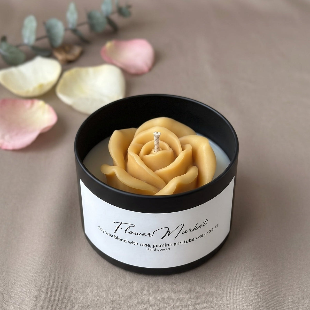 Flower in a Jar Candle | Handcrafted Gift