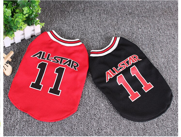All-Star Number 11 Pet Jersey by Furr Baby Gifts