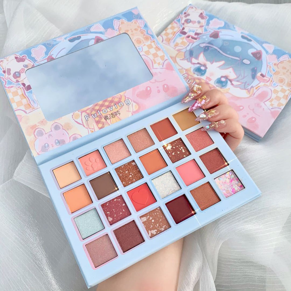  Kawaii Pearlescent Eyeshadow Palette