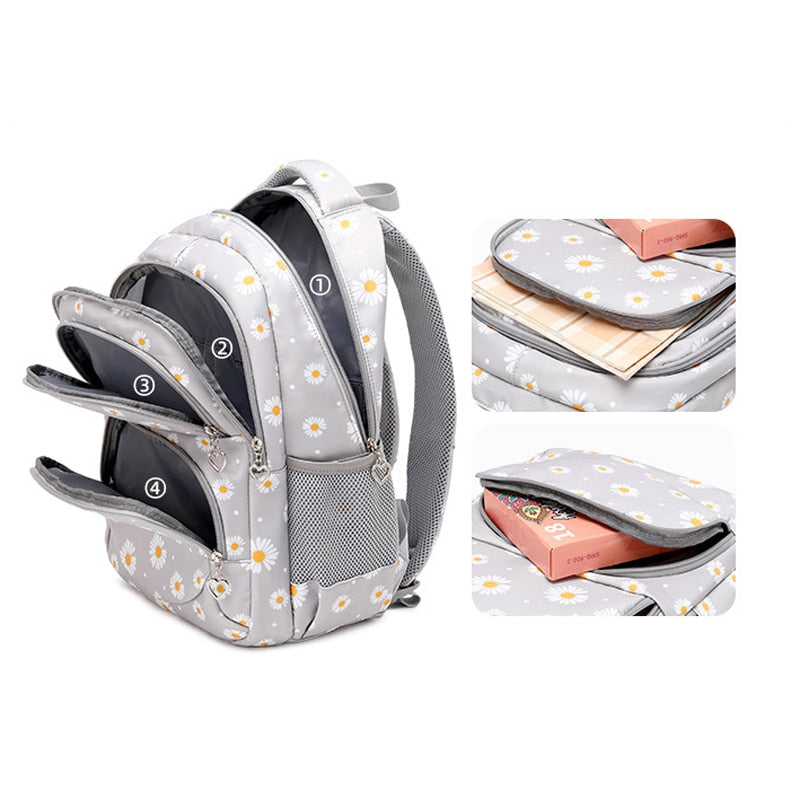 3 Pcs/Set Daisy School Bag by Kore Kawaii