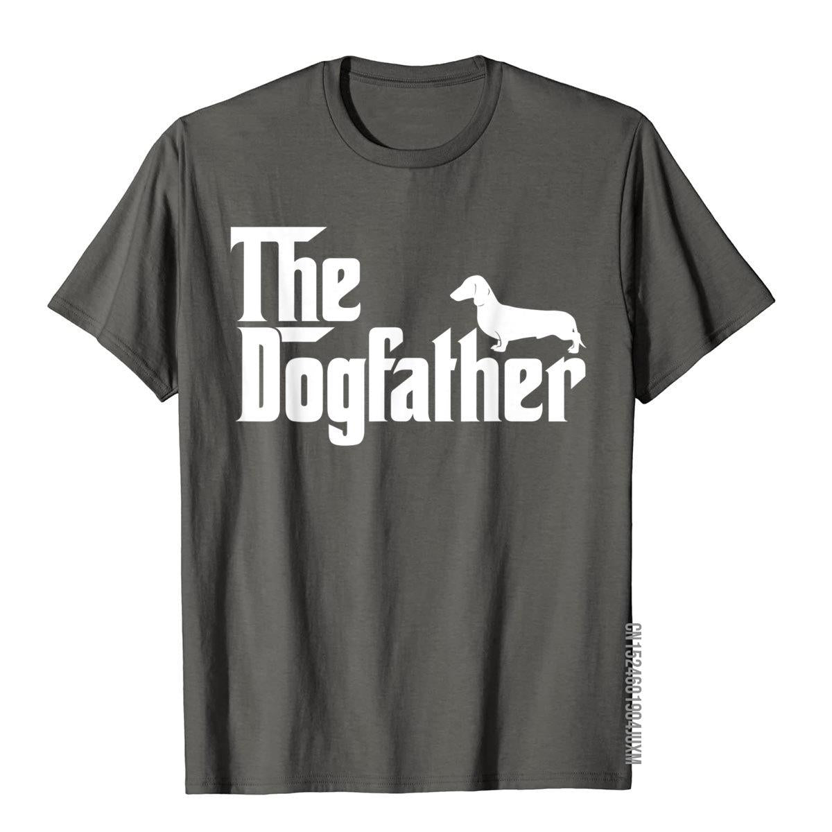The Dogfather Dachshund T-Shirt for Men by Dach Everywhere