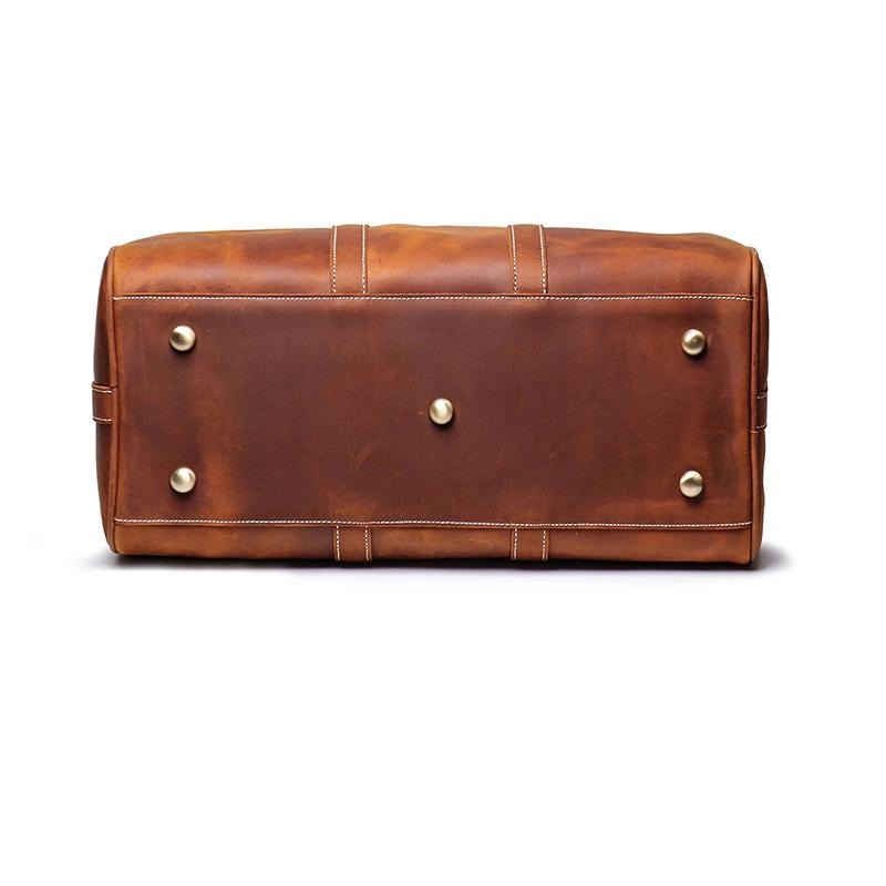 The Brandt Weekender | Small Leather Duffle Bag by STEEL HORSE LEATHER