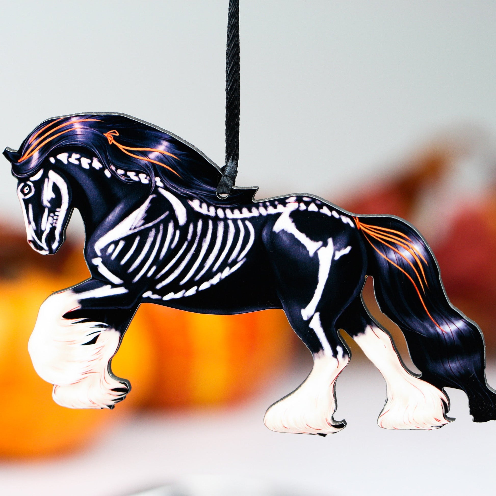 Halloween Gypsy Horse Ornament by Classy Equine