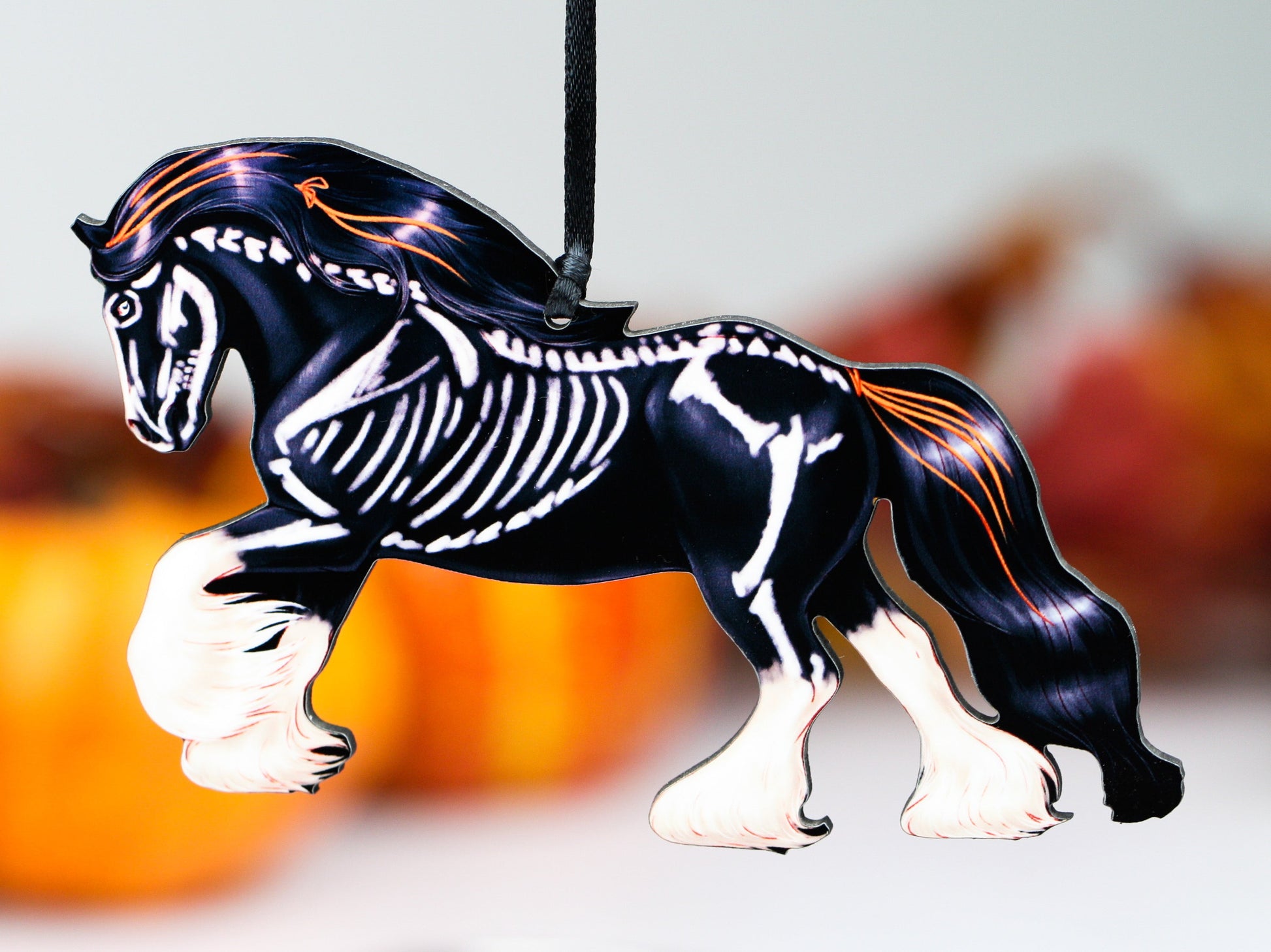Halloween Gypsy Horse Ornament by Classy Equine