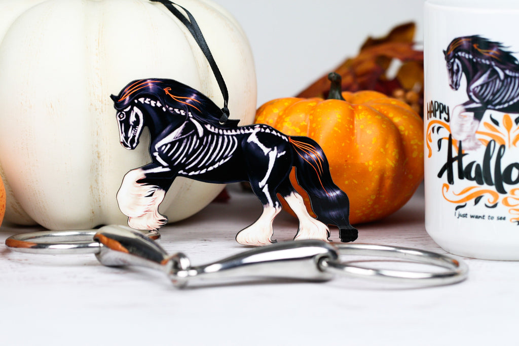 Halloween Gypsy Horse Ornament by Classy Equine