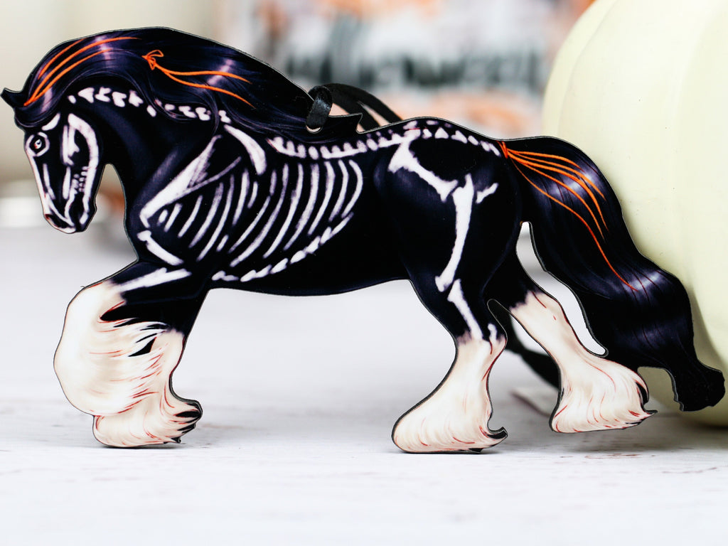 Halloween Gypsy Horse Ornament by Classy Equine