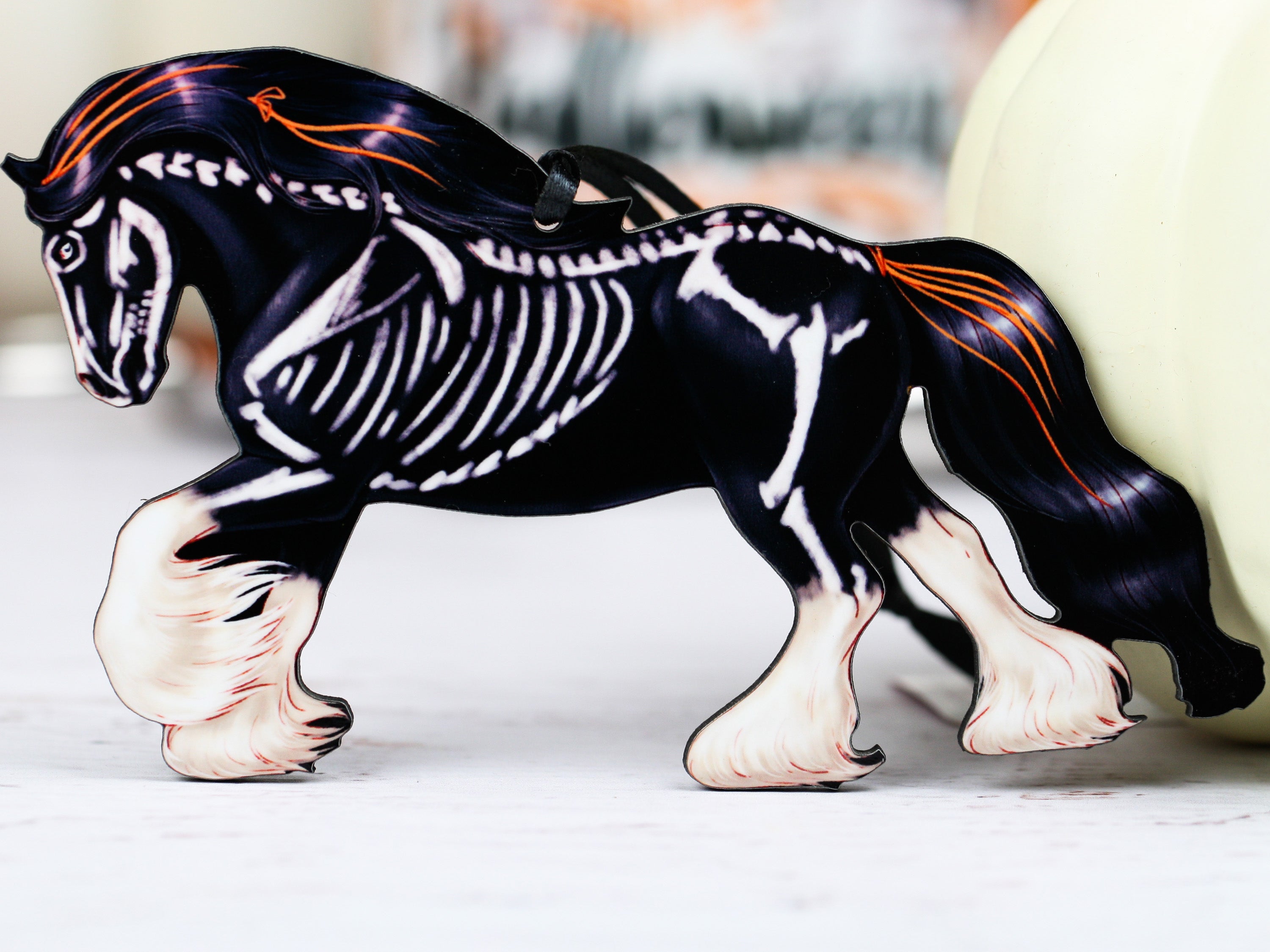 Halloween Gypsy Horse Ornament by Classy Equine