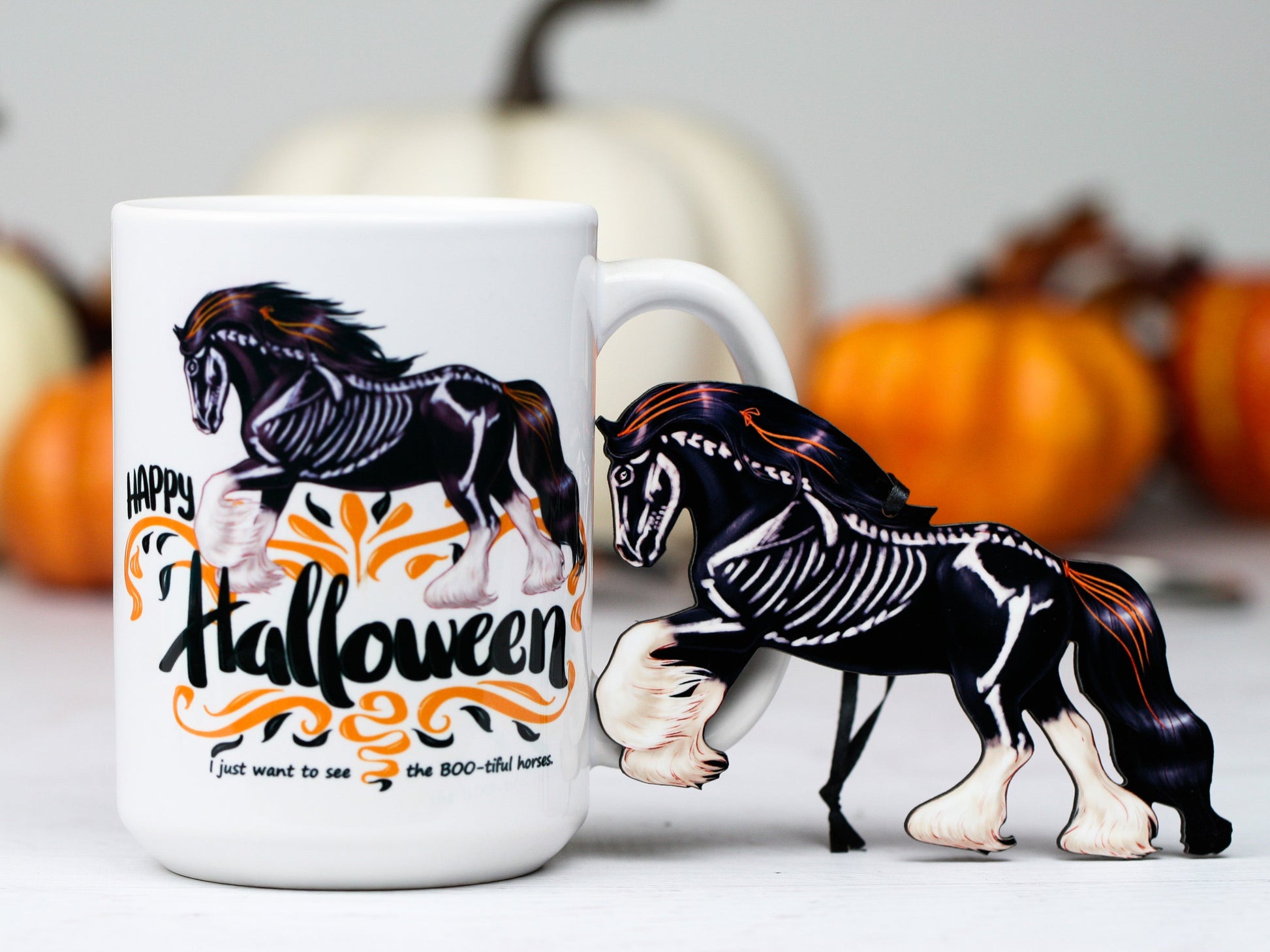 Halloween Gypsy Horse Ornament by Classy Equine