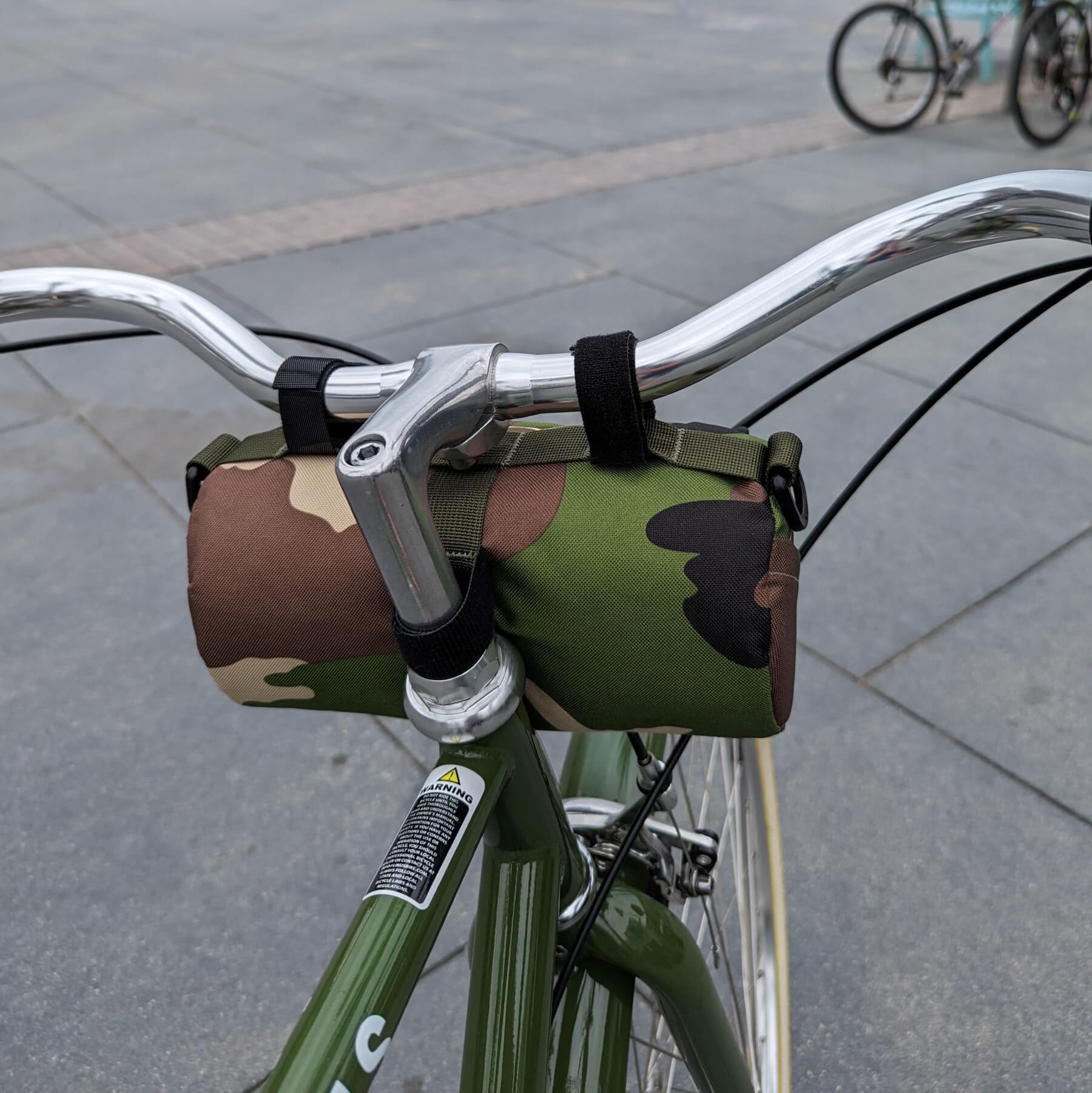 Bigmouth Burrito Handlebar Bag - Blazin Camo by HandleStash