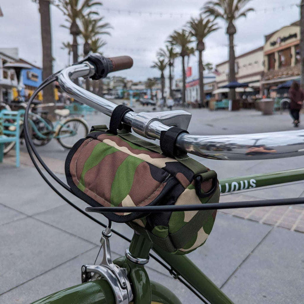 Bigmouth Burrito Handlebar Bag - Blazin Camo by HandleStash