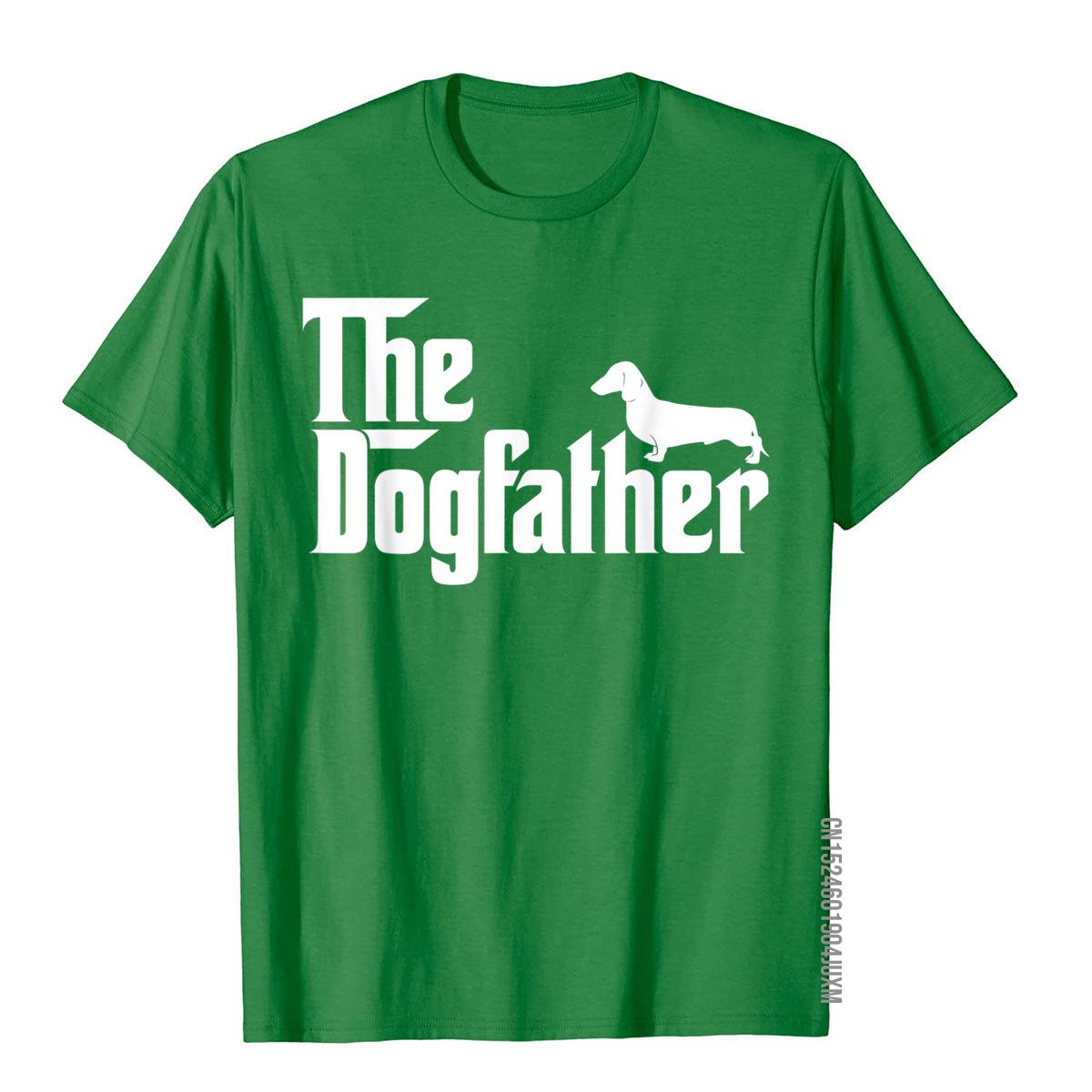 The Dogfather Dachshund T-Shirt for Men by Dach Everywhere
