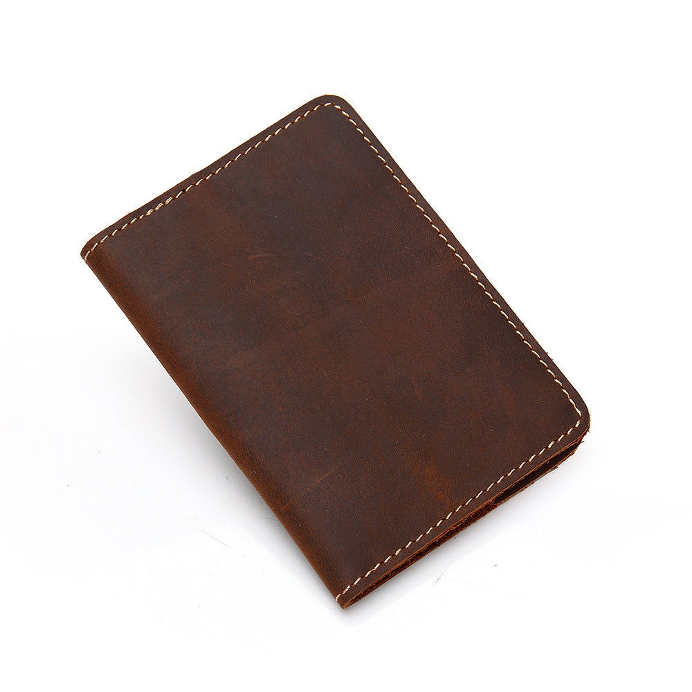 Priam Handmade Leather Passport Cover - by STEEL HORSE LEATHER