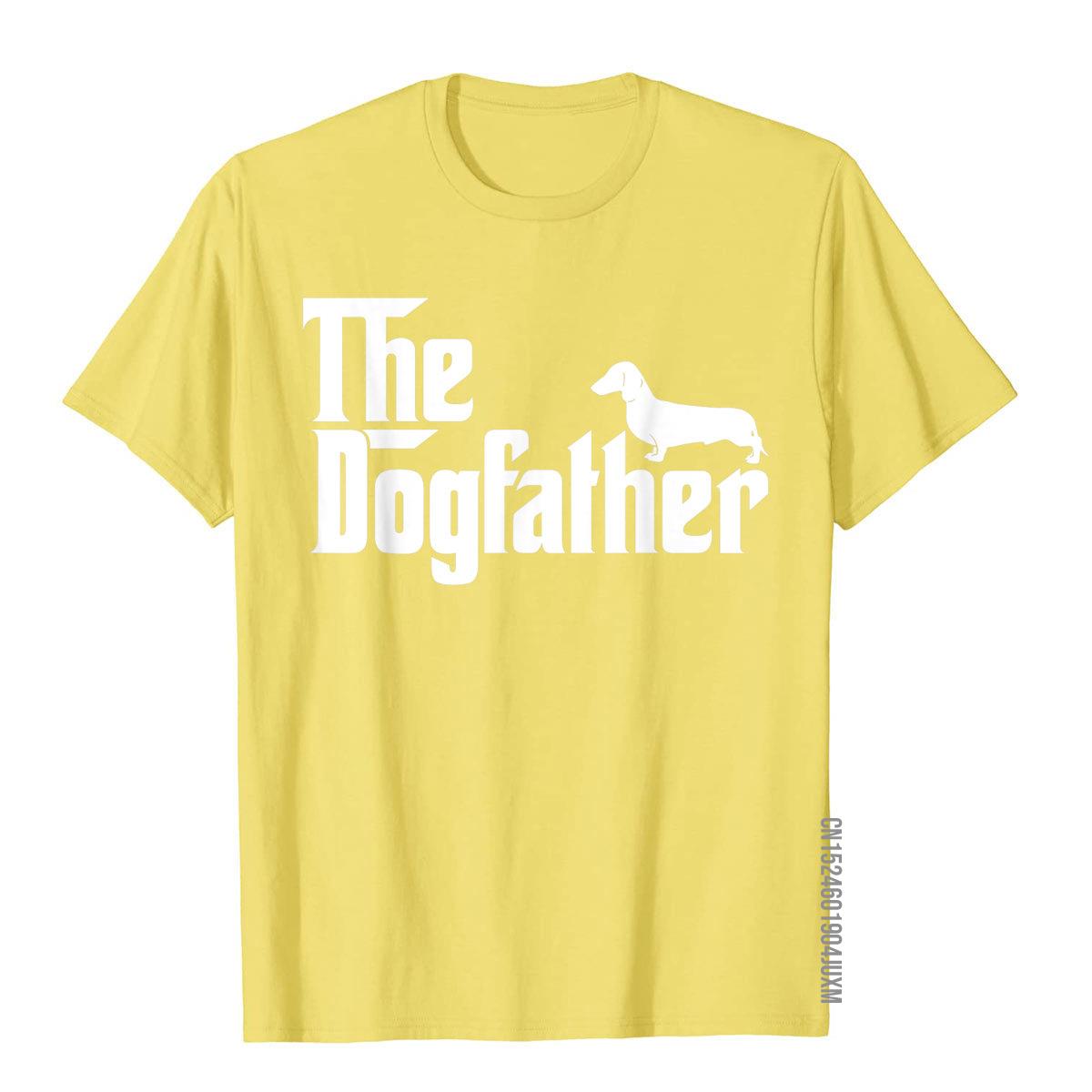 The Dogfather Dachshund T-Shirt for Men by Dach Everywhere
