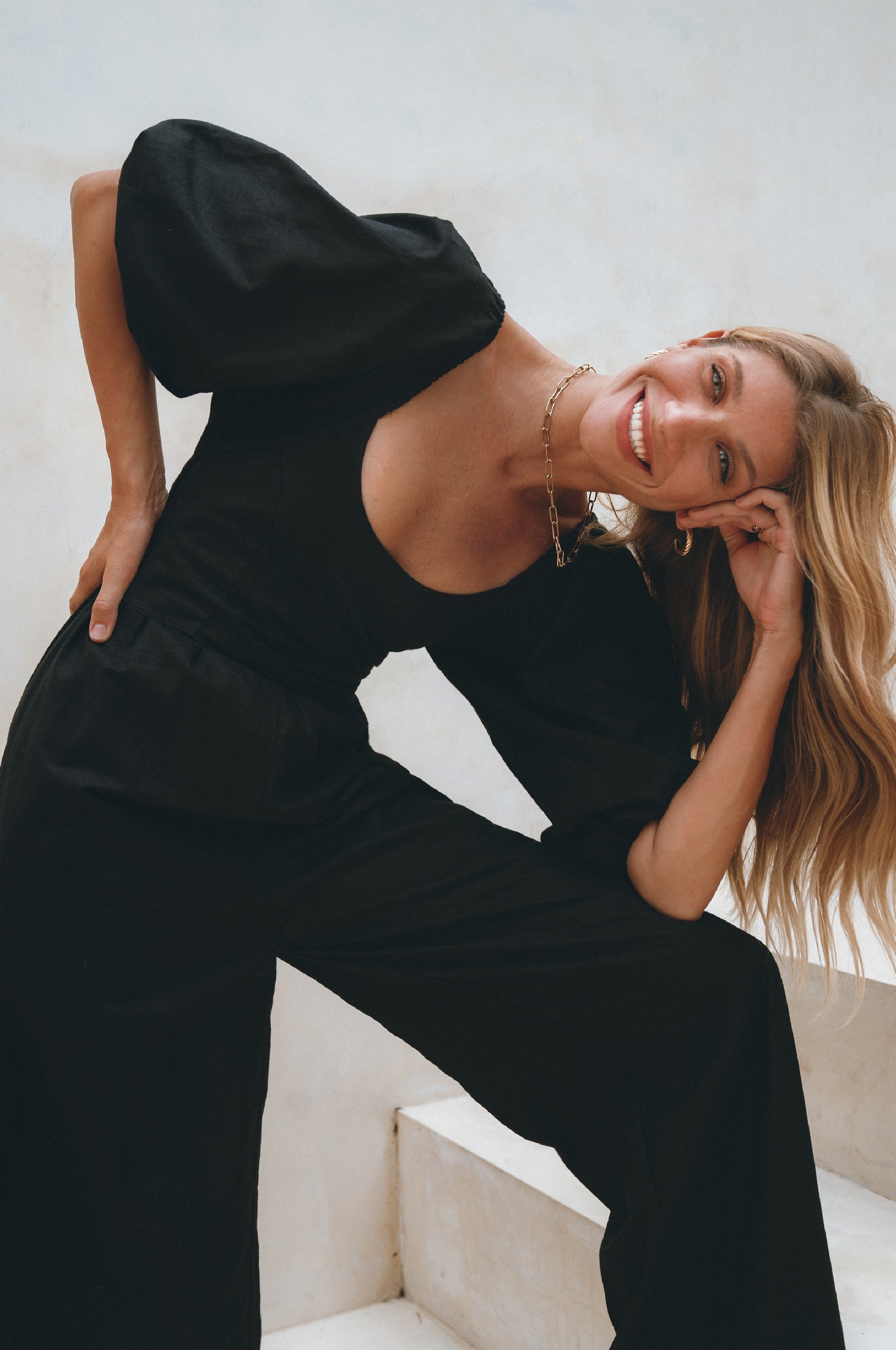 Heaven Bay Linen Jumpsuit by Bali ELF