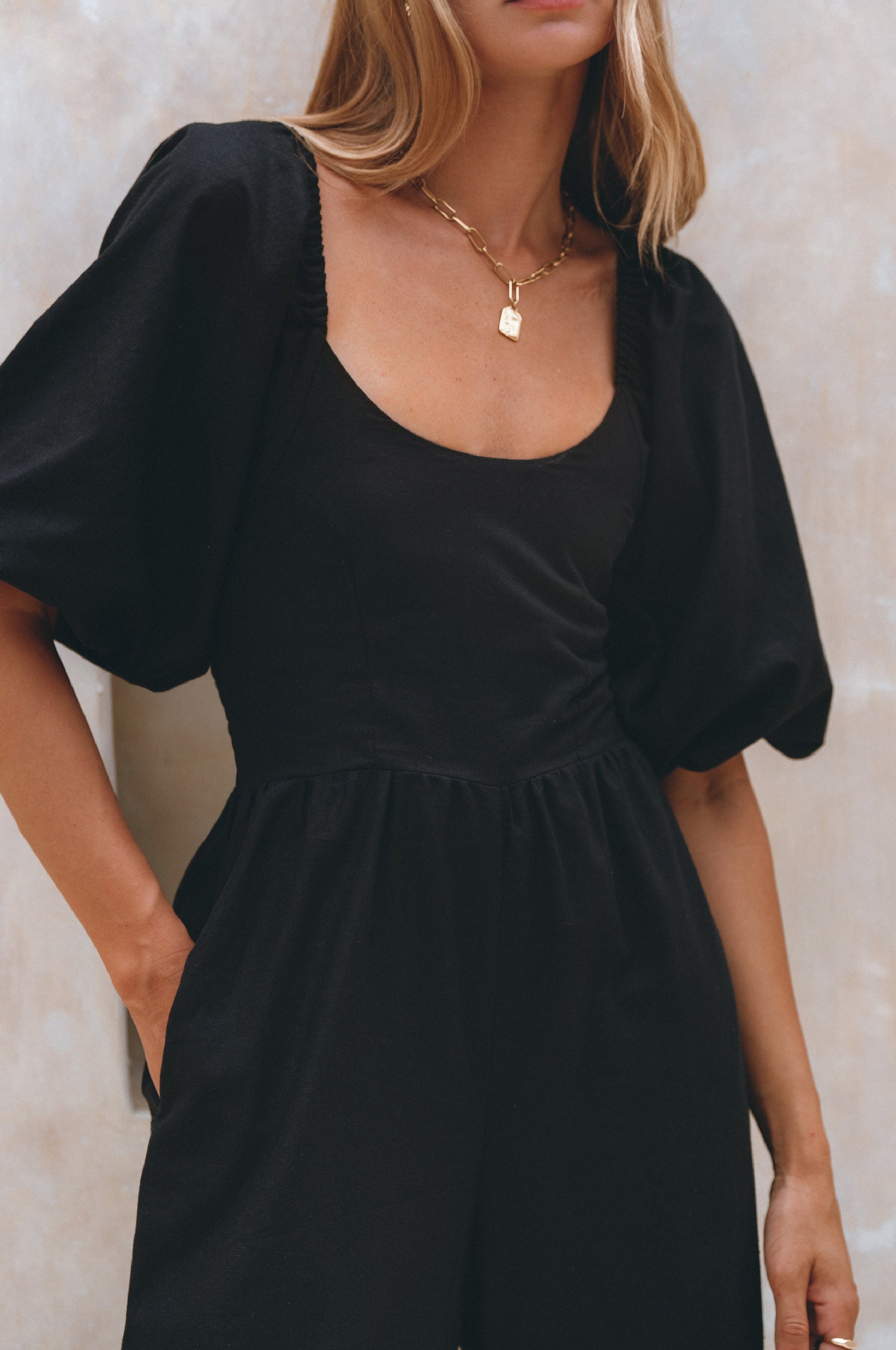 Heaven Bay Linen Jumpsuit by Bali ELF