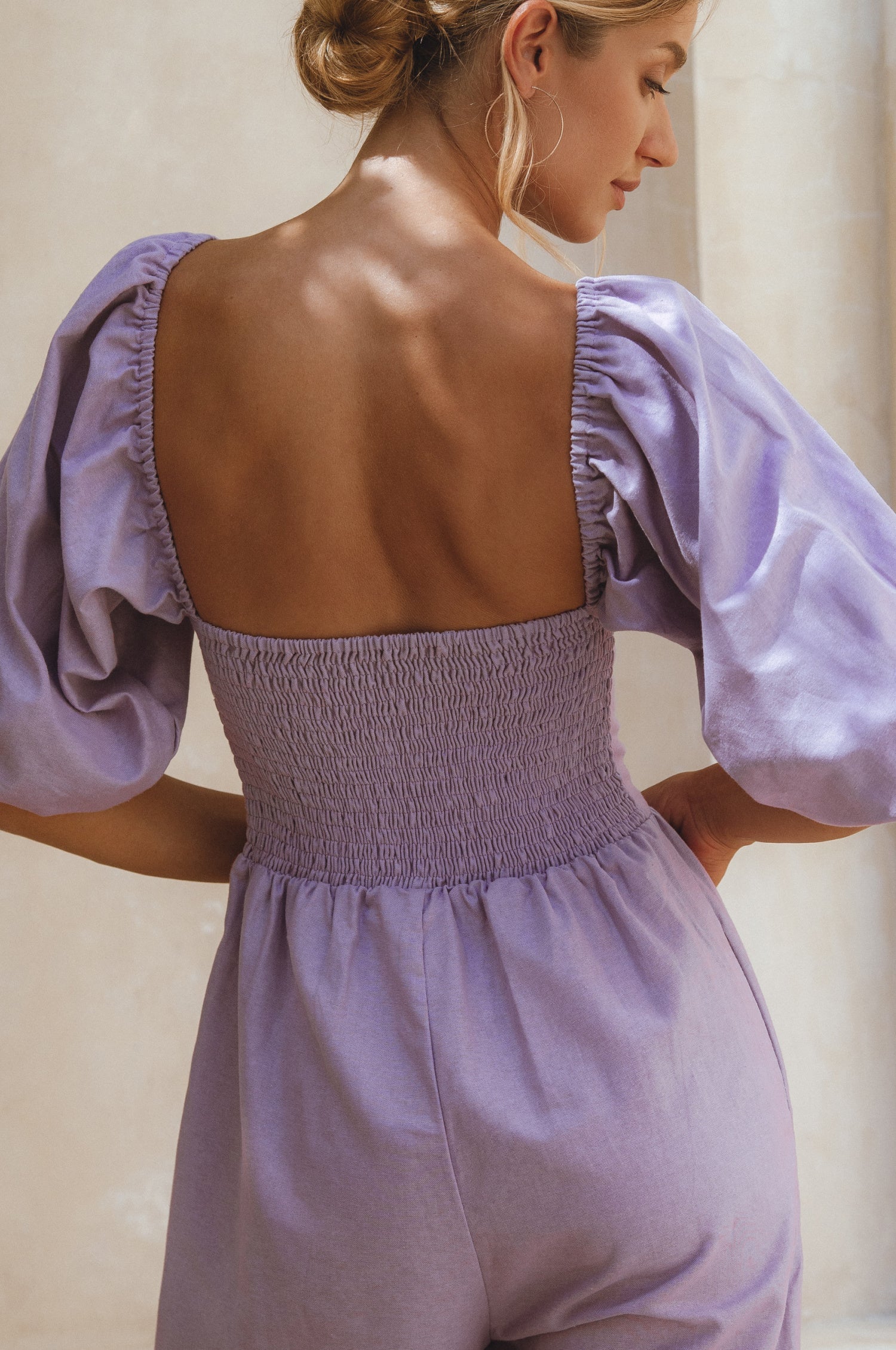 Heaven Bay Linen Jumpsuit by Bali ELF