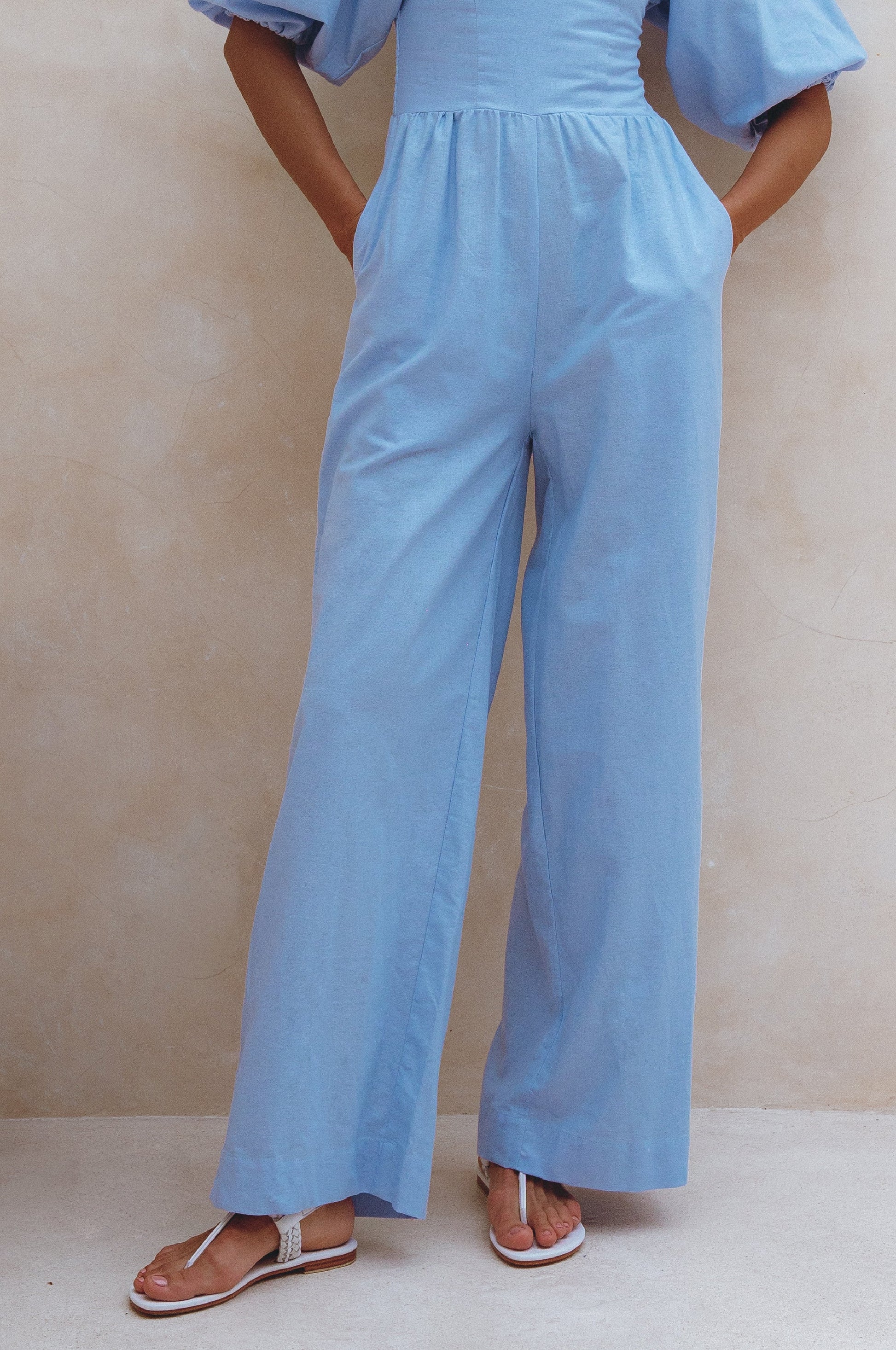 Heaven Bay Linen Jumpsuit by Bali ELF