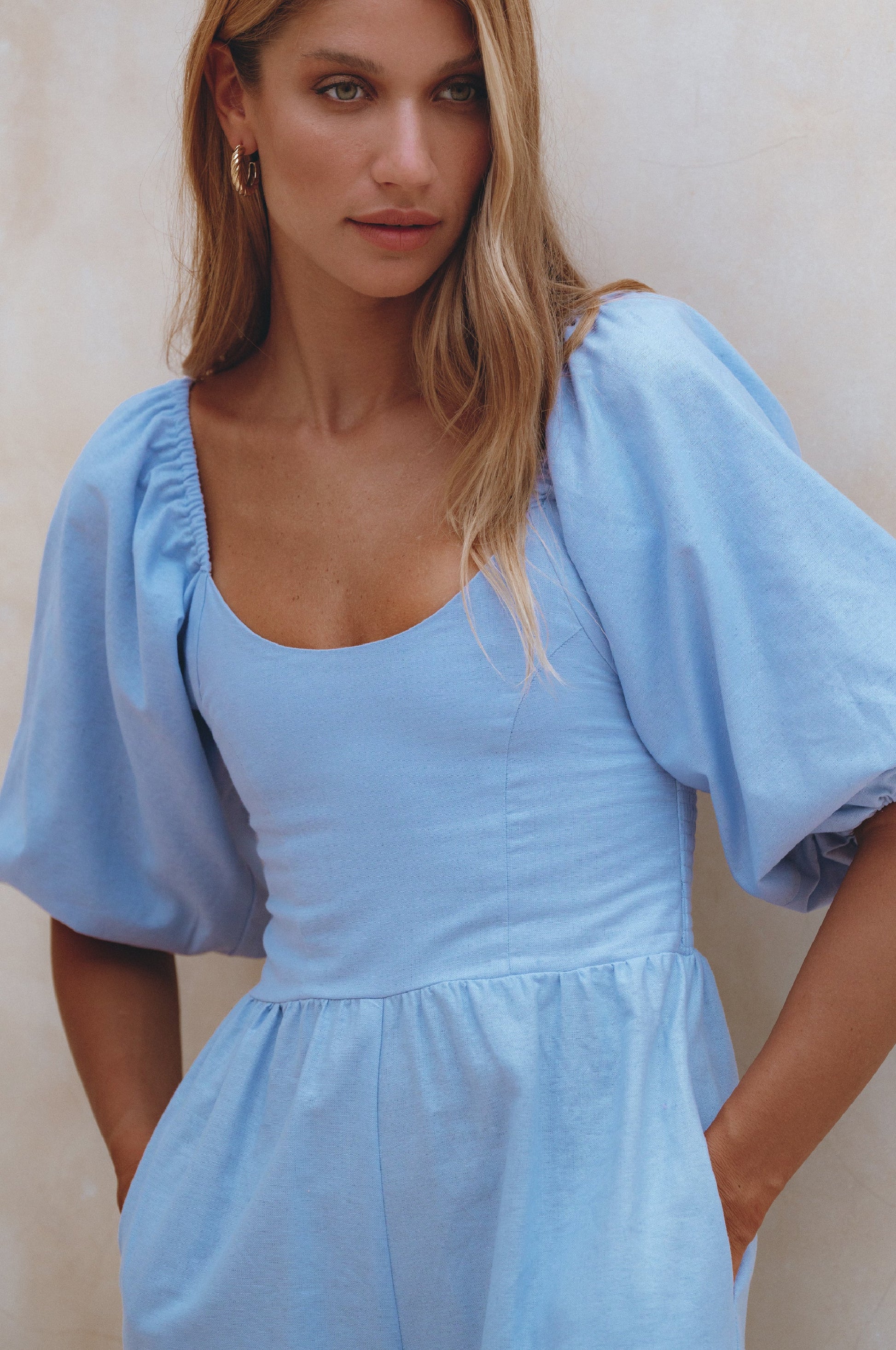 Heaven Bay Linen Jumpsuit by Bali ELF