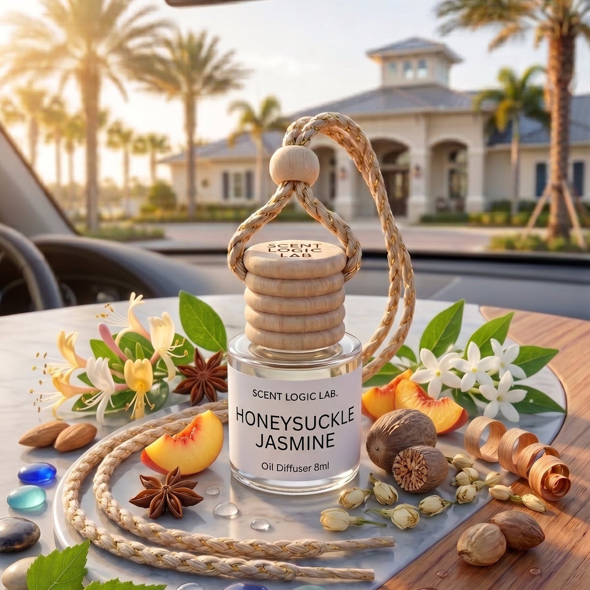 Luxury 8ml Car Diffuser in Floral Scents