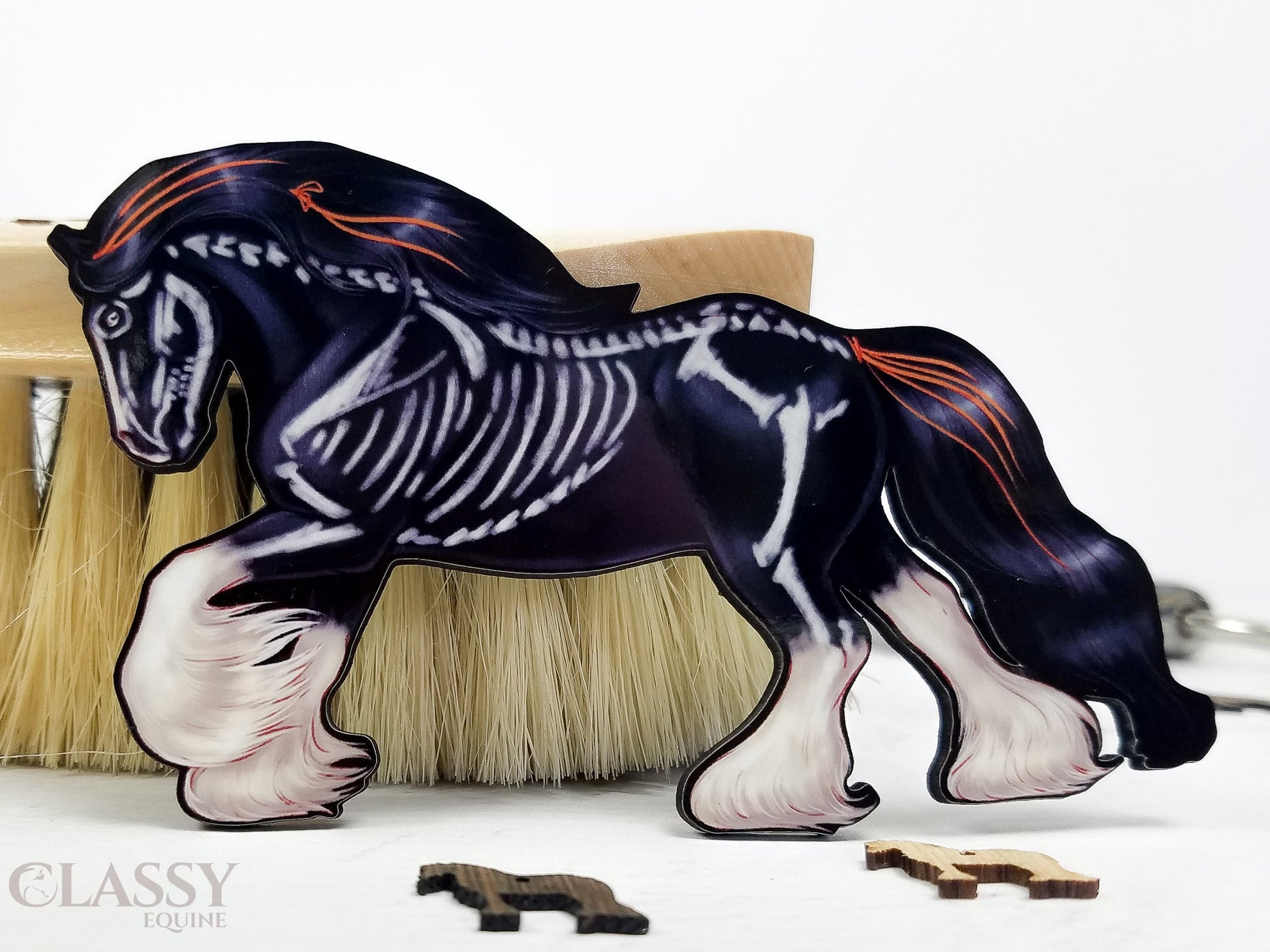 Halloween Gypsy Horse Ornament by Classy Equine