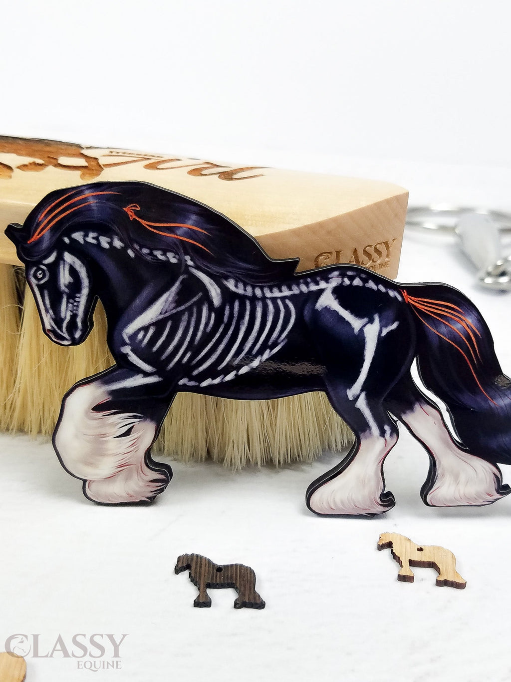 Halloween Gypsy Horse Ornament by Classy Equine
