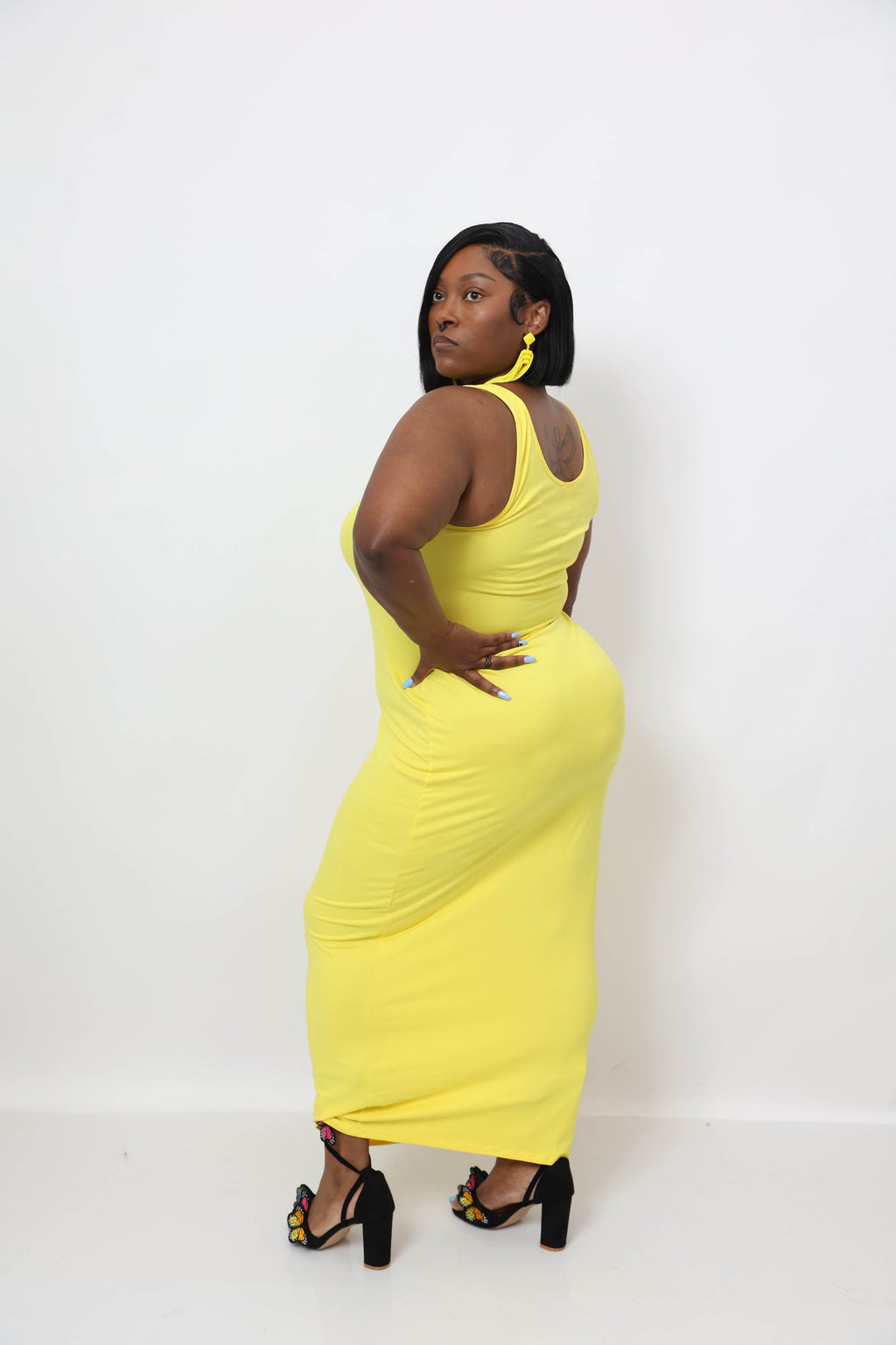 Solid Basic Maxi Dress by OyeraCharisma