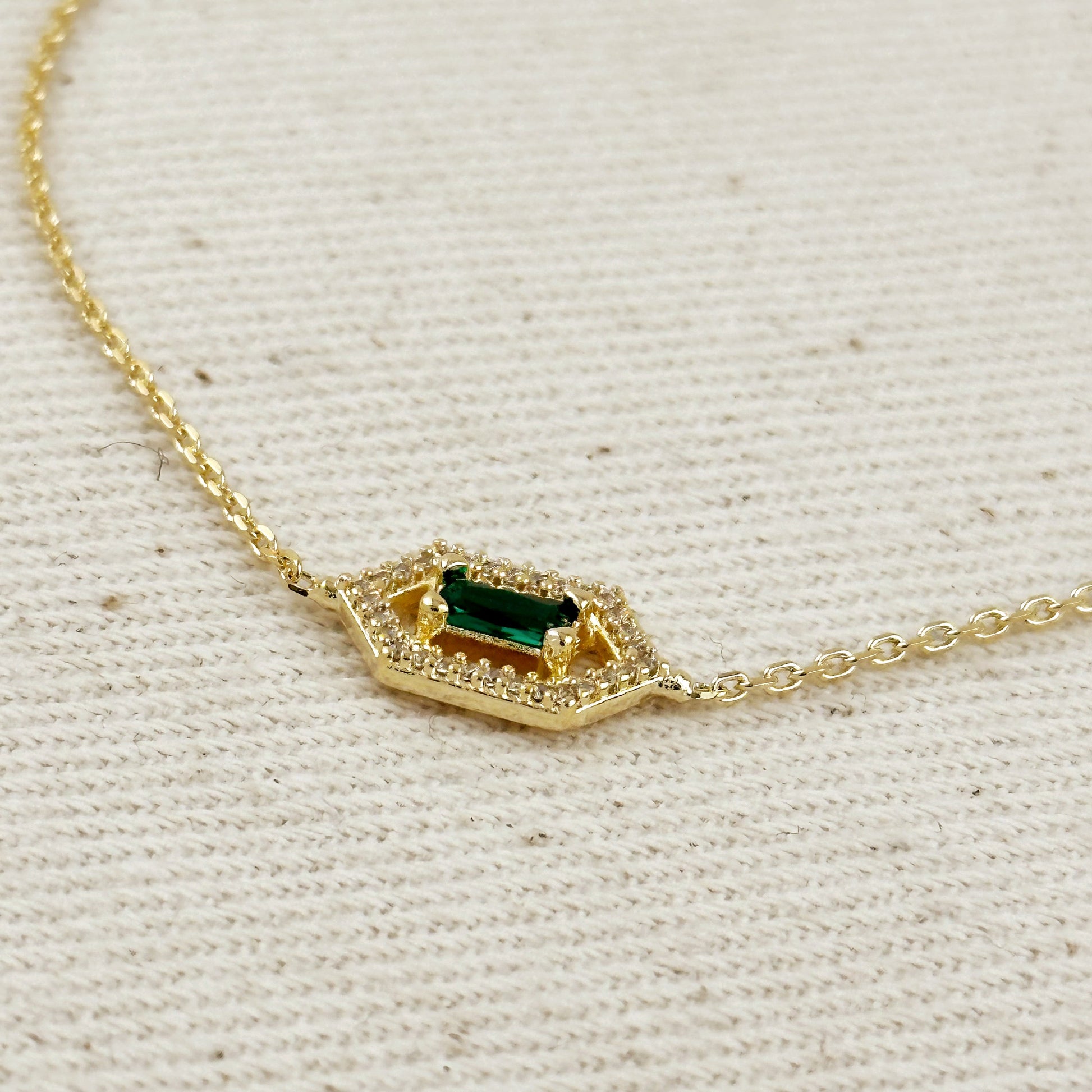 18k Gold Filled Fancy Birthstone Bracelet by GoldFi