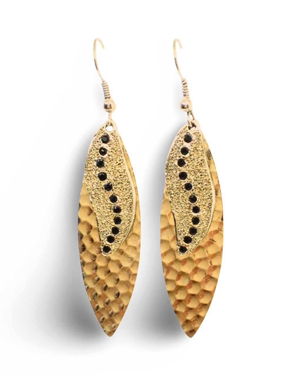 Navette Sun Rays Earrings by The Urban Charm