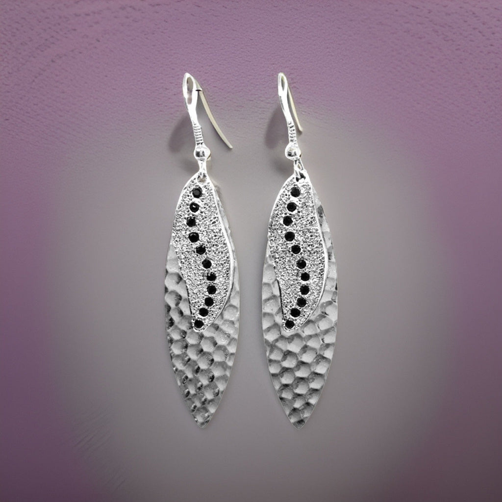 Navette Sun Rays Earrings by The Urban Charm