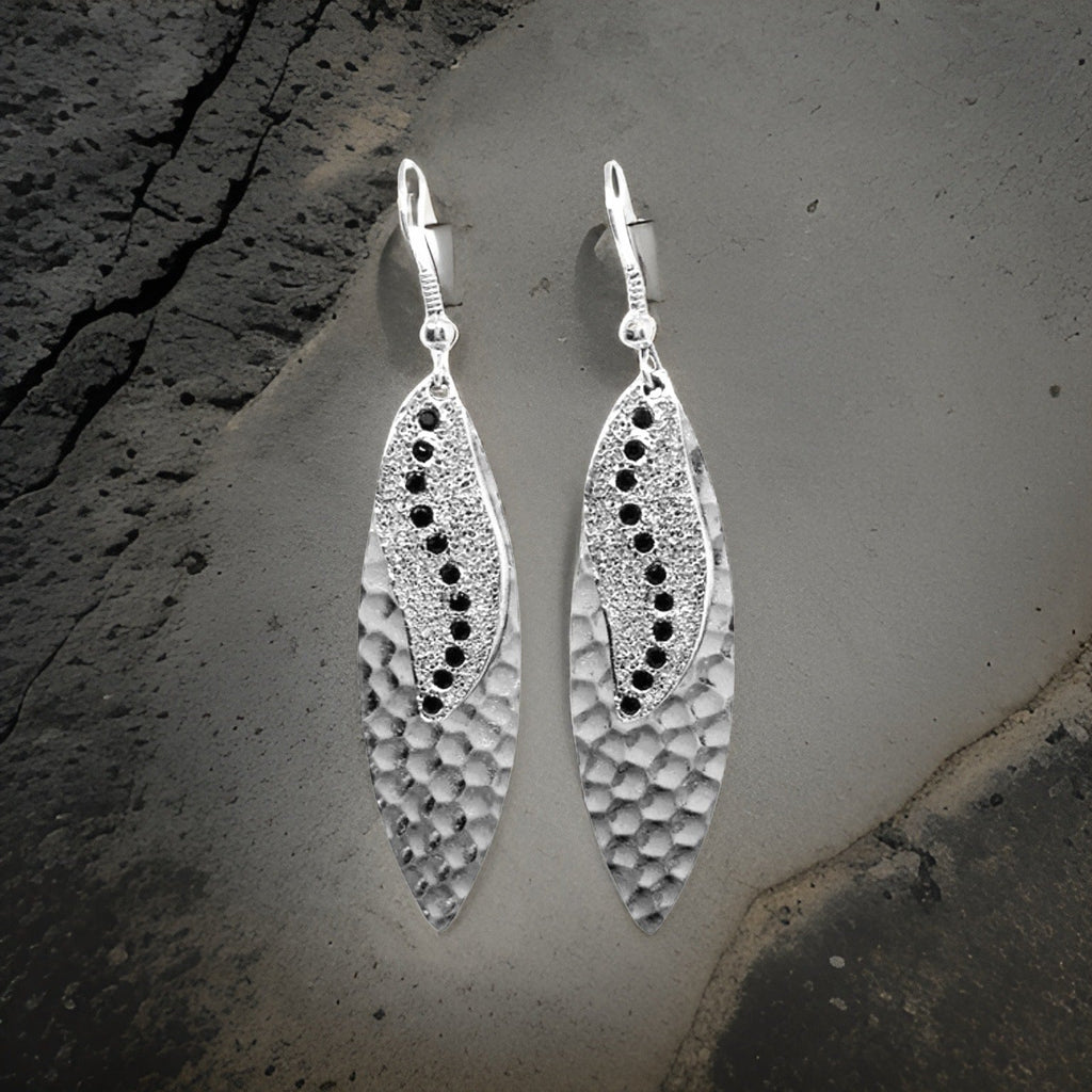 Navette Sun Rays Earrings by The Urban Charm