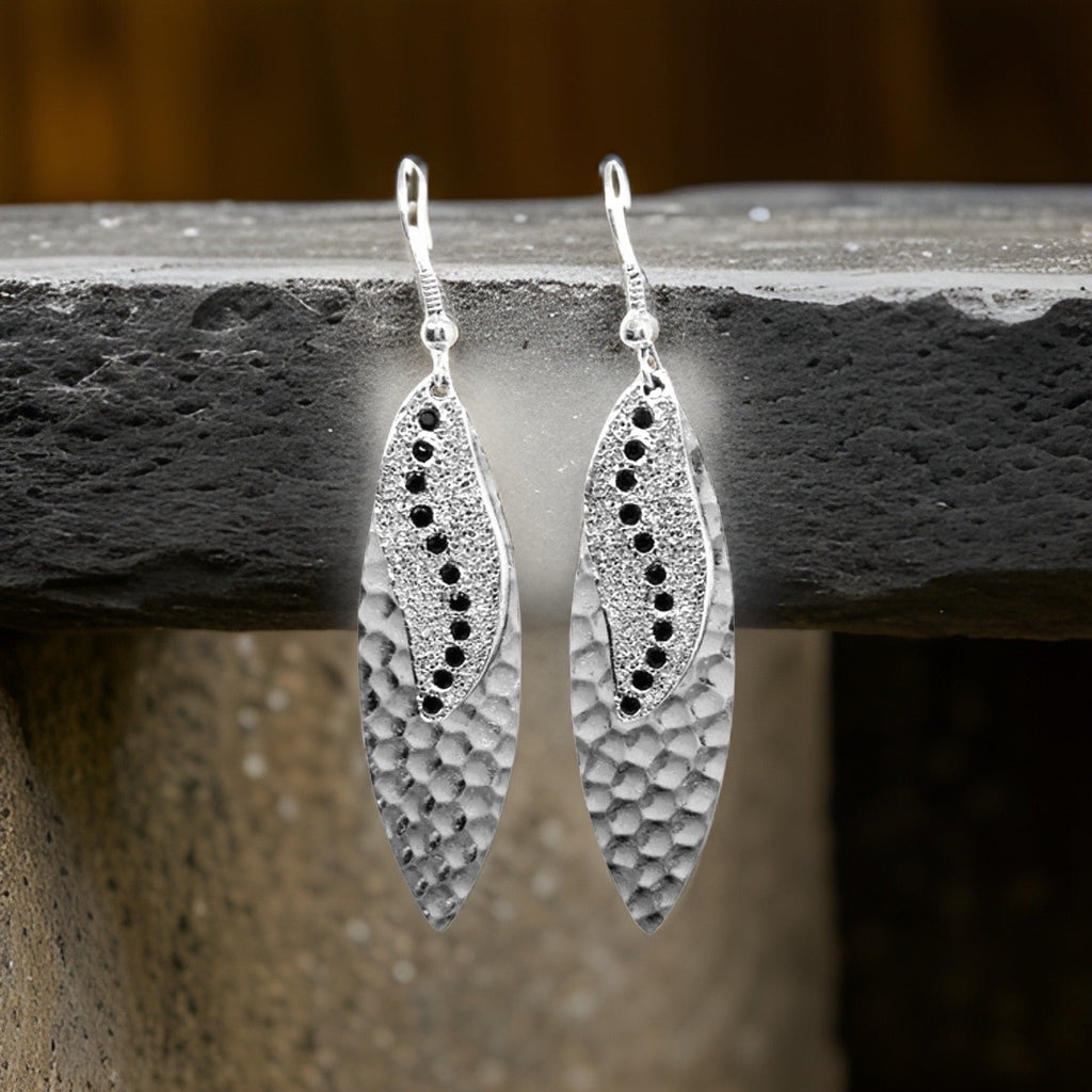Navette Sun Rays Earrings by The Urban Charm