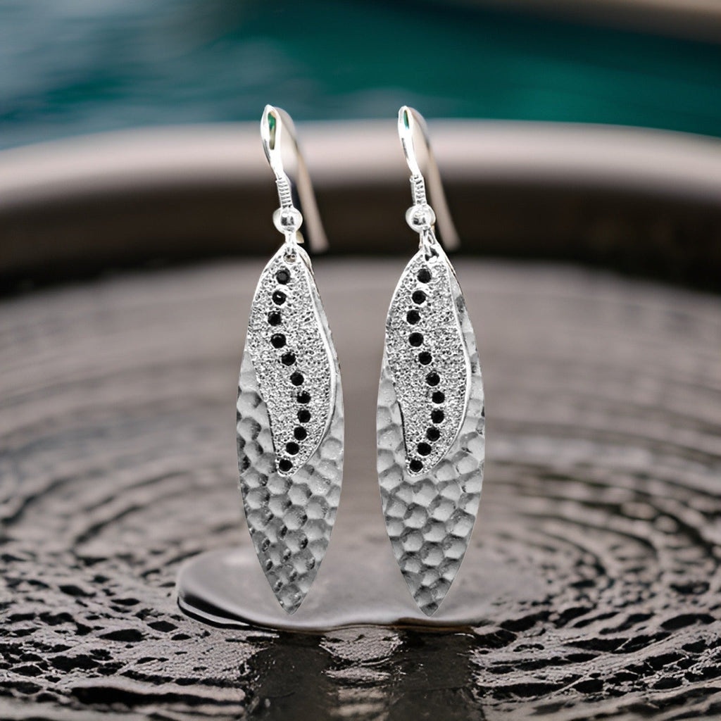 Navette Sun Rays Earrings by The Urban Charm