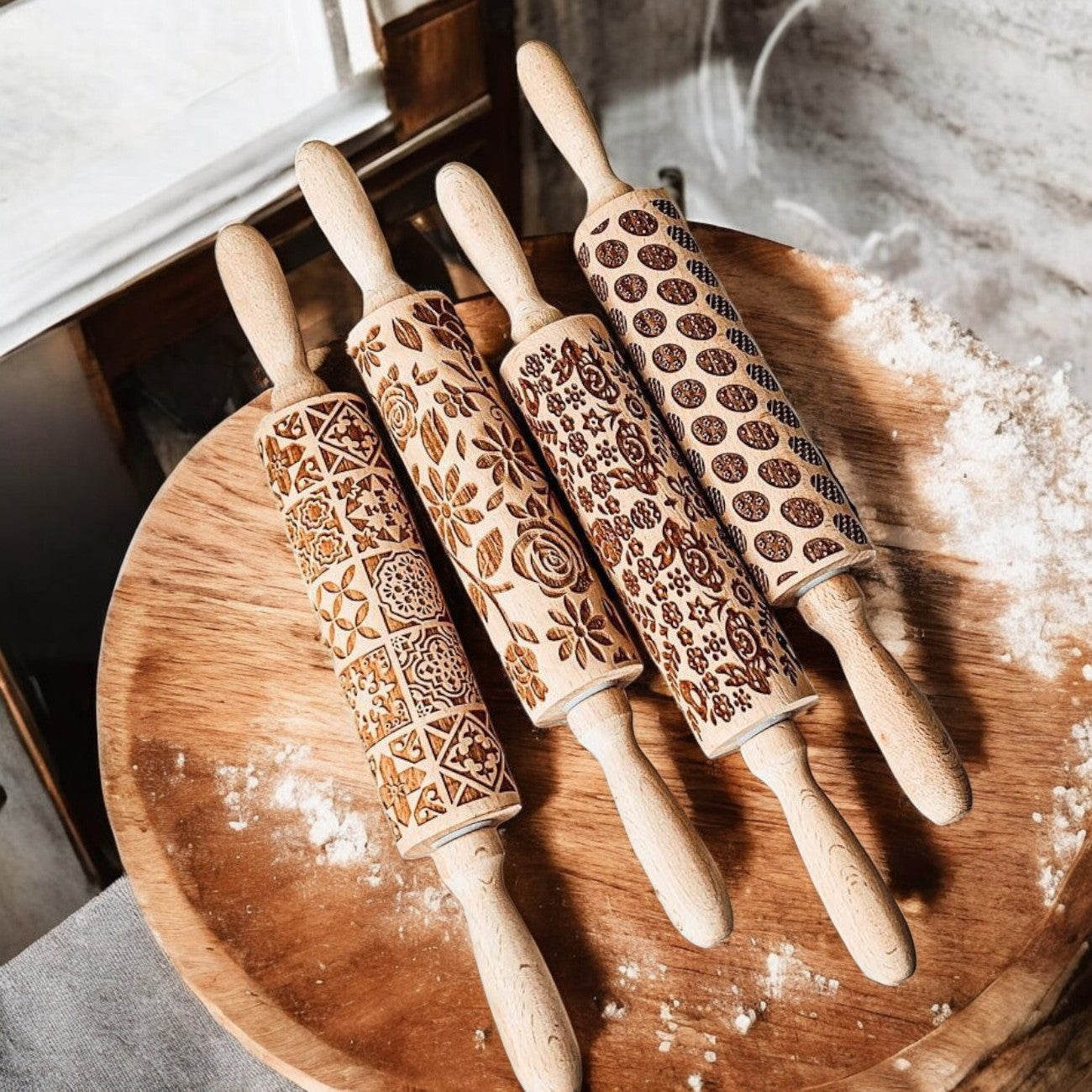 Easter + Spring Rolling Pins by Gia Roma