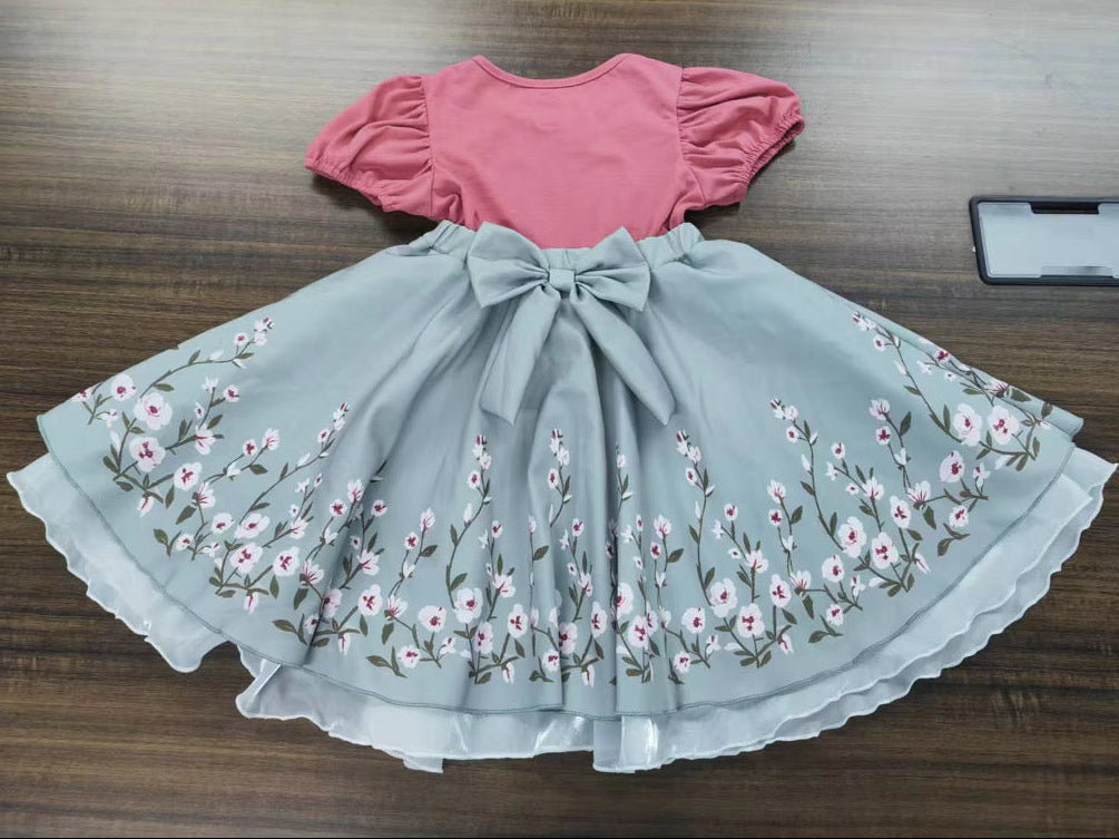 Soft and Breathable Organic Cotton Girl Dress | Bloom by ozznekshoes