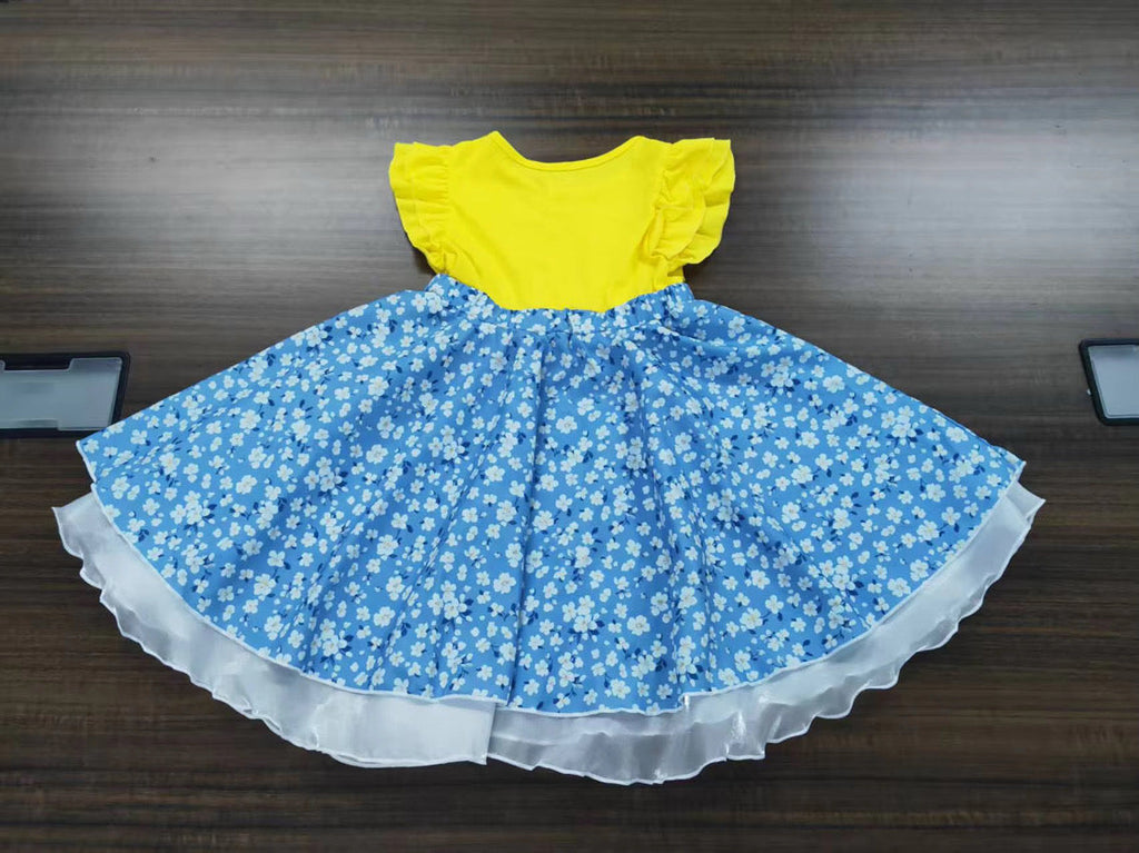 Blossom Organic Cotton Toddler Dress – Everyday Dress for Girls by ozznekshoes