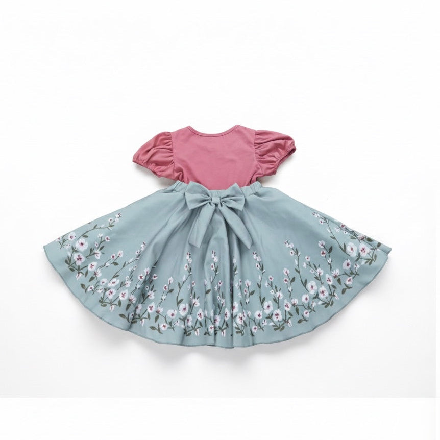 Soft and Breathable Organic Cotton Girl Dress | Bloom by ozznekshoes