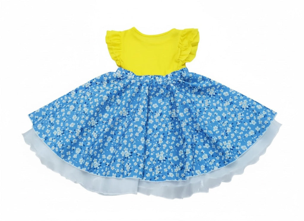 Blossom Organic Cotton Toddler Dress – Everyday Dress for Girls by ozznekshoes