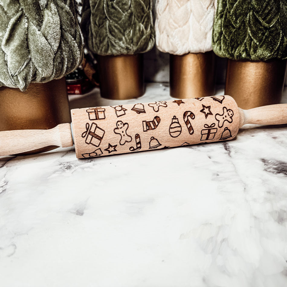 Christmas Rolling Pin Set | 10 Styles by Gia Roma