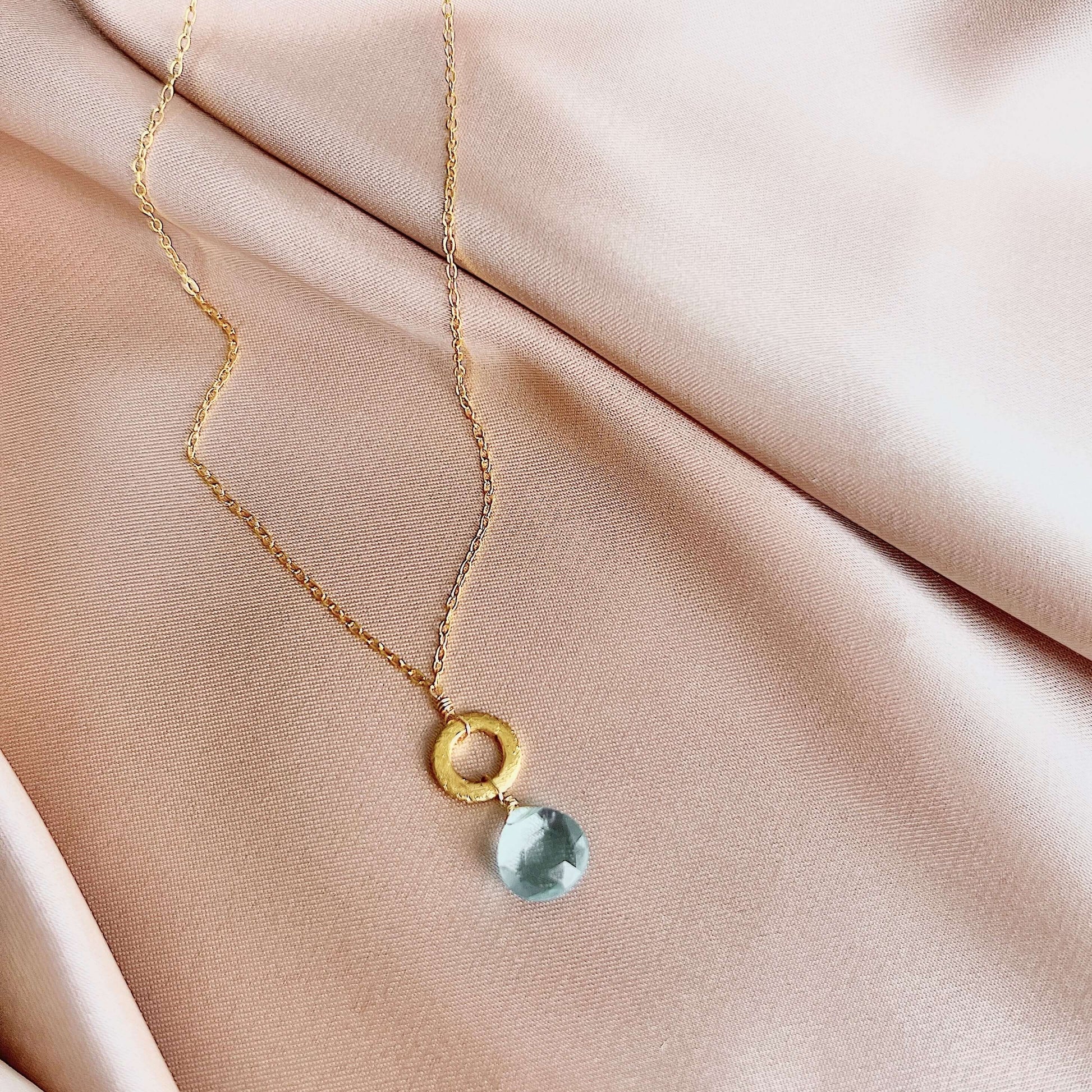 Amethyst Mini Layering Necklace by OyeraCharisma