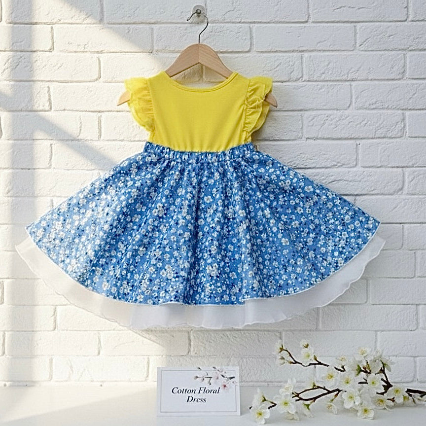 Blossom Organic Cotton Toddler Dress – Everyday Dress for Girls by ozznekshoes