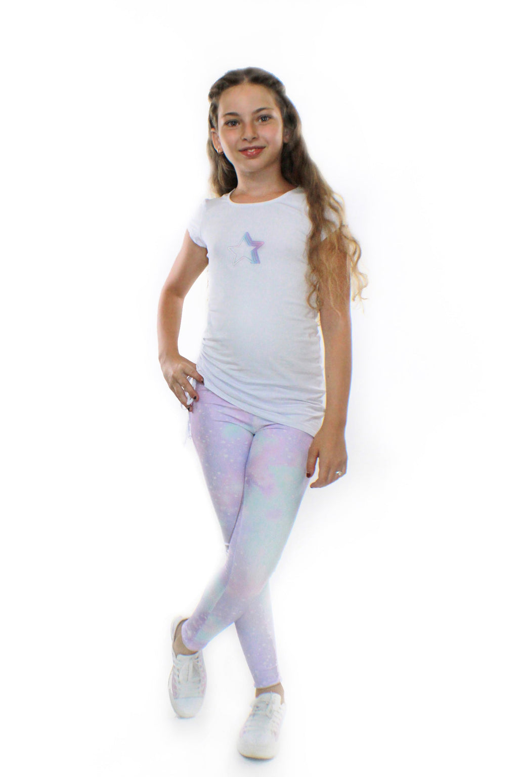 Amy , Asymmetric Pull string Blouse-[stardust]