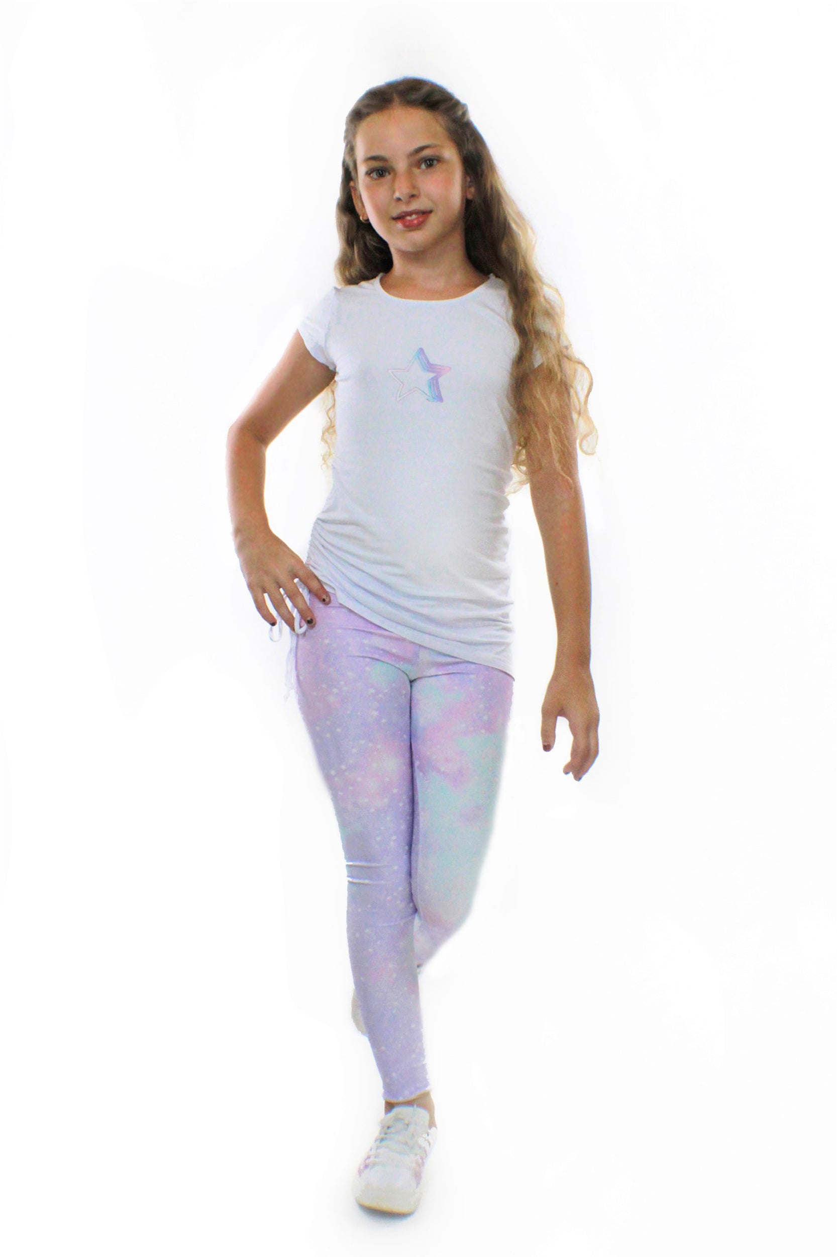 Amy , Asymmetric Pull string Blouse-[stardust]