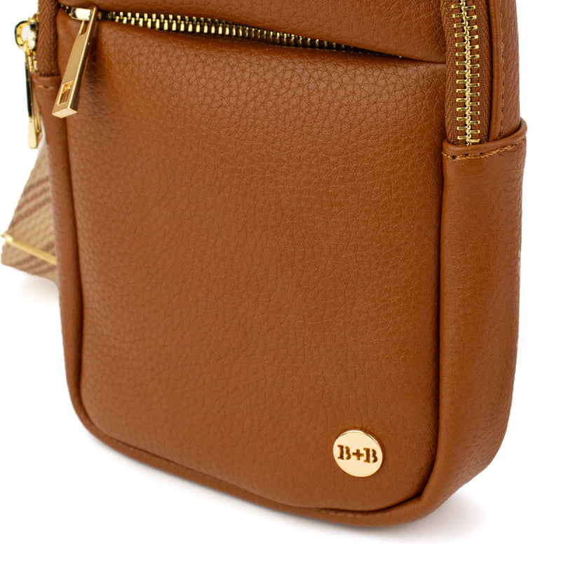 The Harlow | Sling Bag with Chevron Strap | 3 Colors by Babs+Birdie