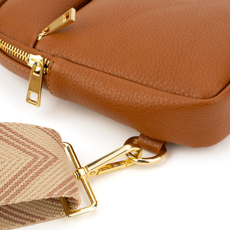 The Harlow | Sling Bag with Chevron Strap | 3 Colors by Babs+Birdie