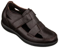 CALTO - K2662 - 3.2 Inches Taller (Dark Brown) - Casual Fisherman Sandal