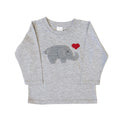Valentine Elephant Tee, Red